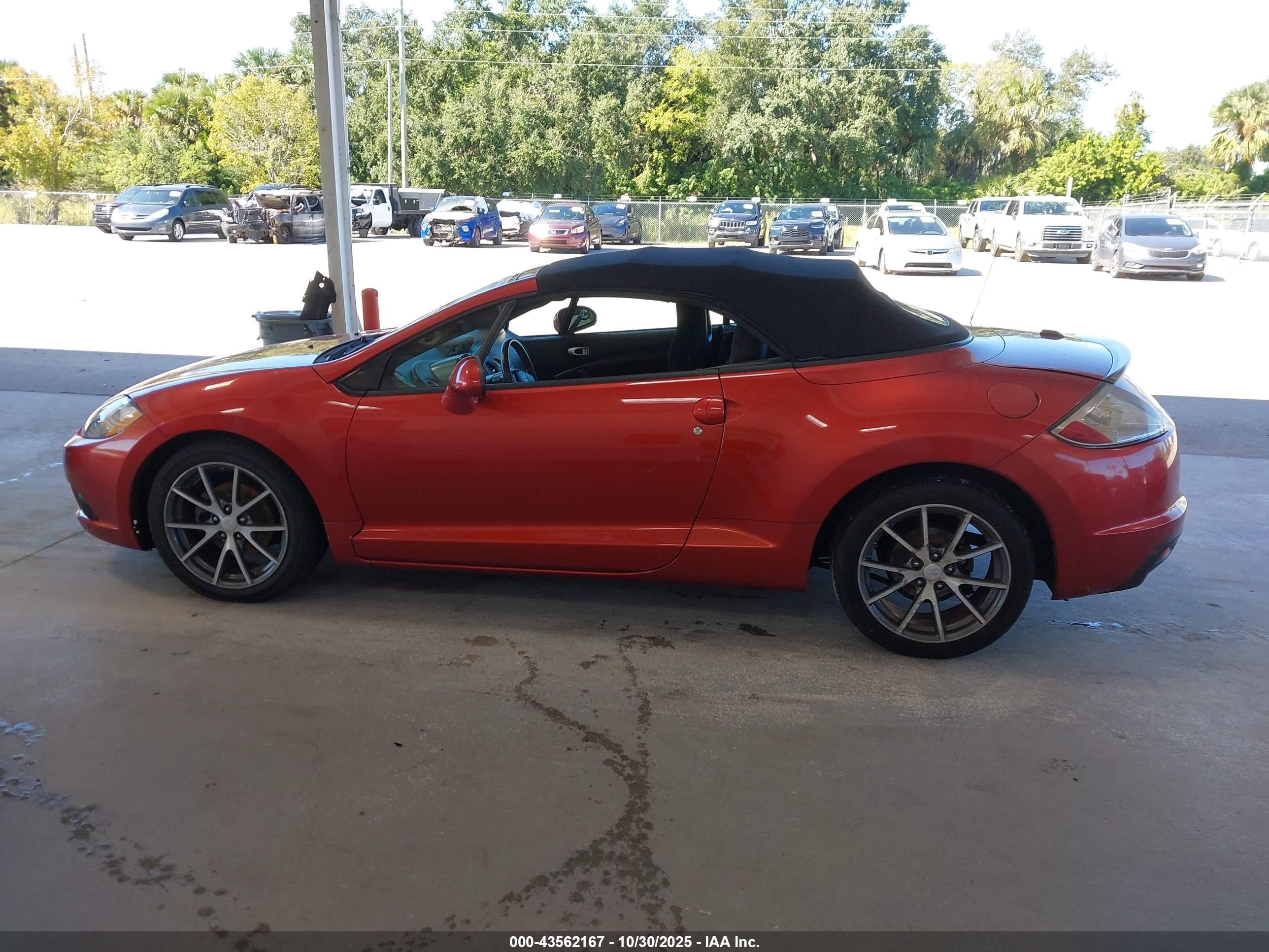 2012 Mitsubishi Eclipse Spyder Gs Sport Orange vin: 4A37L2EF4CE001980