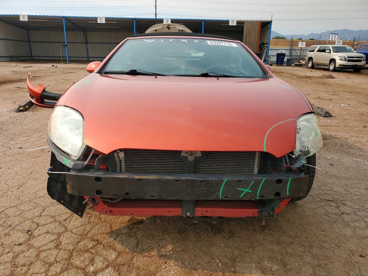 2012 Mitsubishi Eclipse Spyder Gs Orange vin: 4A37L2EF4CE002918