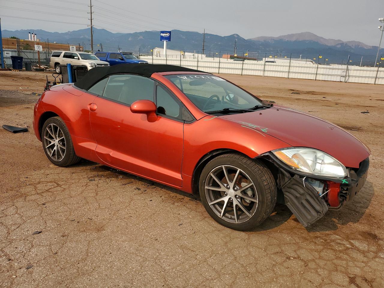 2012 Mitsubishi Eclipse Spyder Gs Orange vin: 4A37L2EF4CE002918