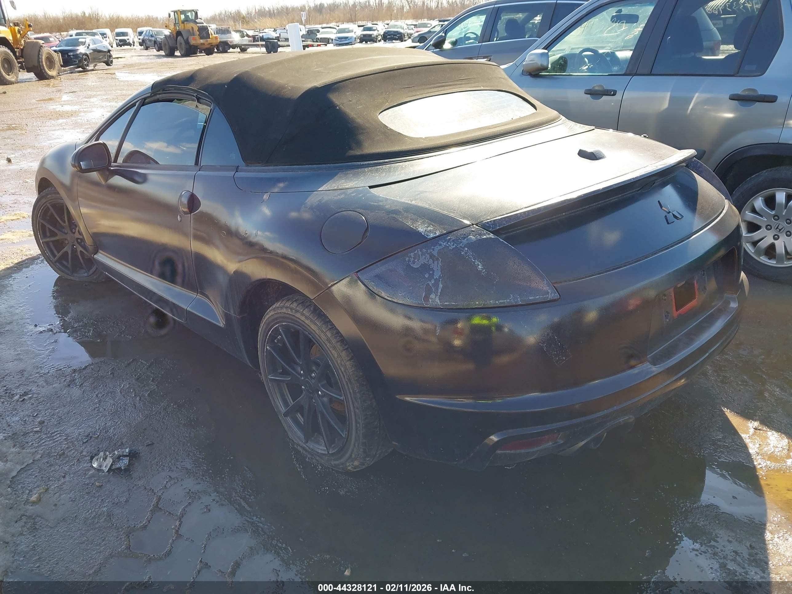 2012 Mitsubishi Eclipse Spyder Gs Sport Black vin: 4A37L2EF6CE002211