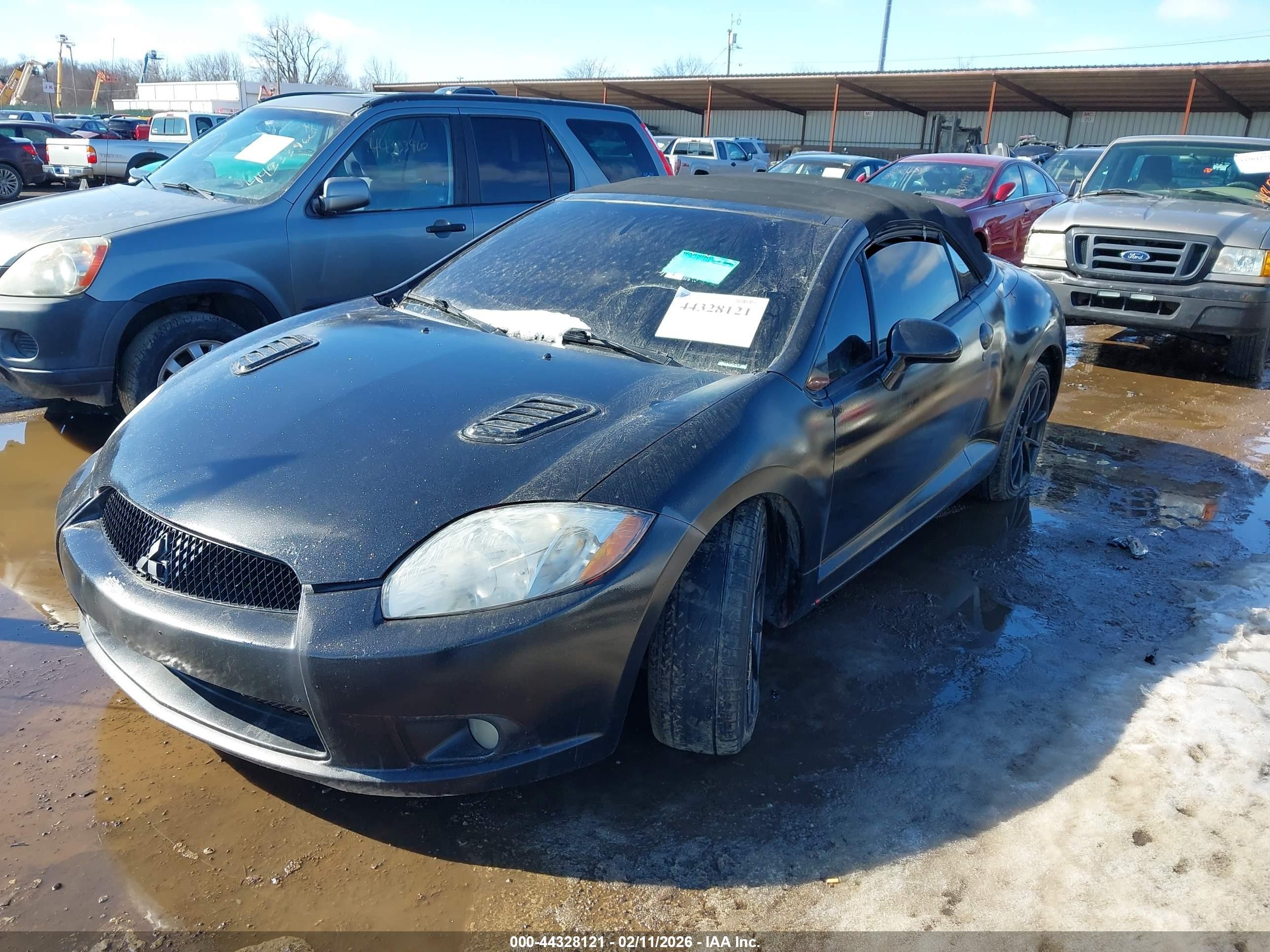 2012 Mitsubishi Eclipse Spyder Gs Sport Black vin: 4A37L2EF6CE002211
