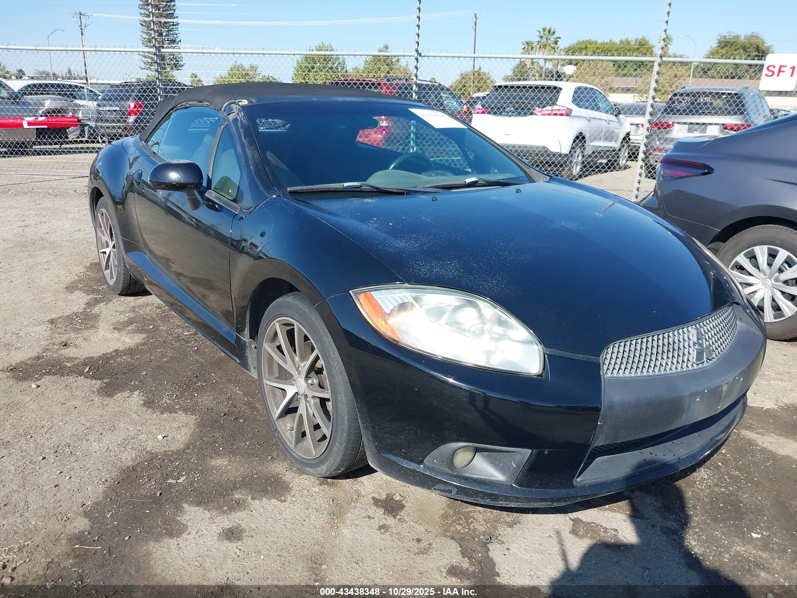 2012 Mitsubishi Eclipse Spyder Gs Sport Черный vin: 4A37L2EF6CE002385