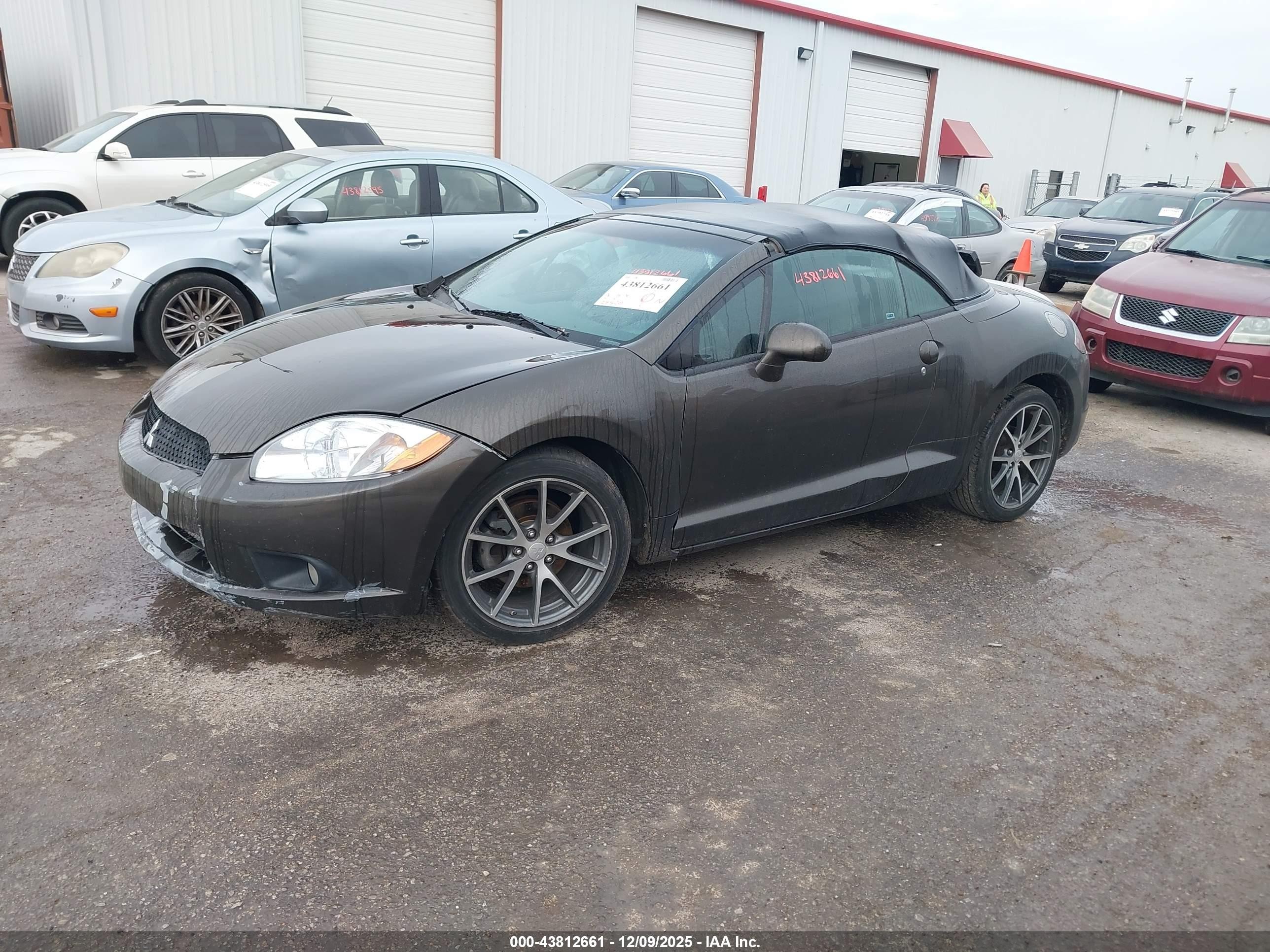 2012 Mitsubishi Eclipse Spyder Gs Sport Черный vin: 4A37L2EF6CE002953