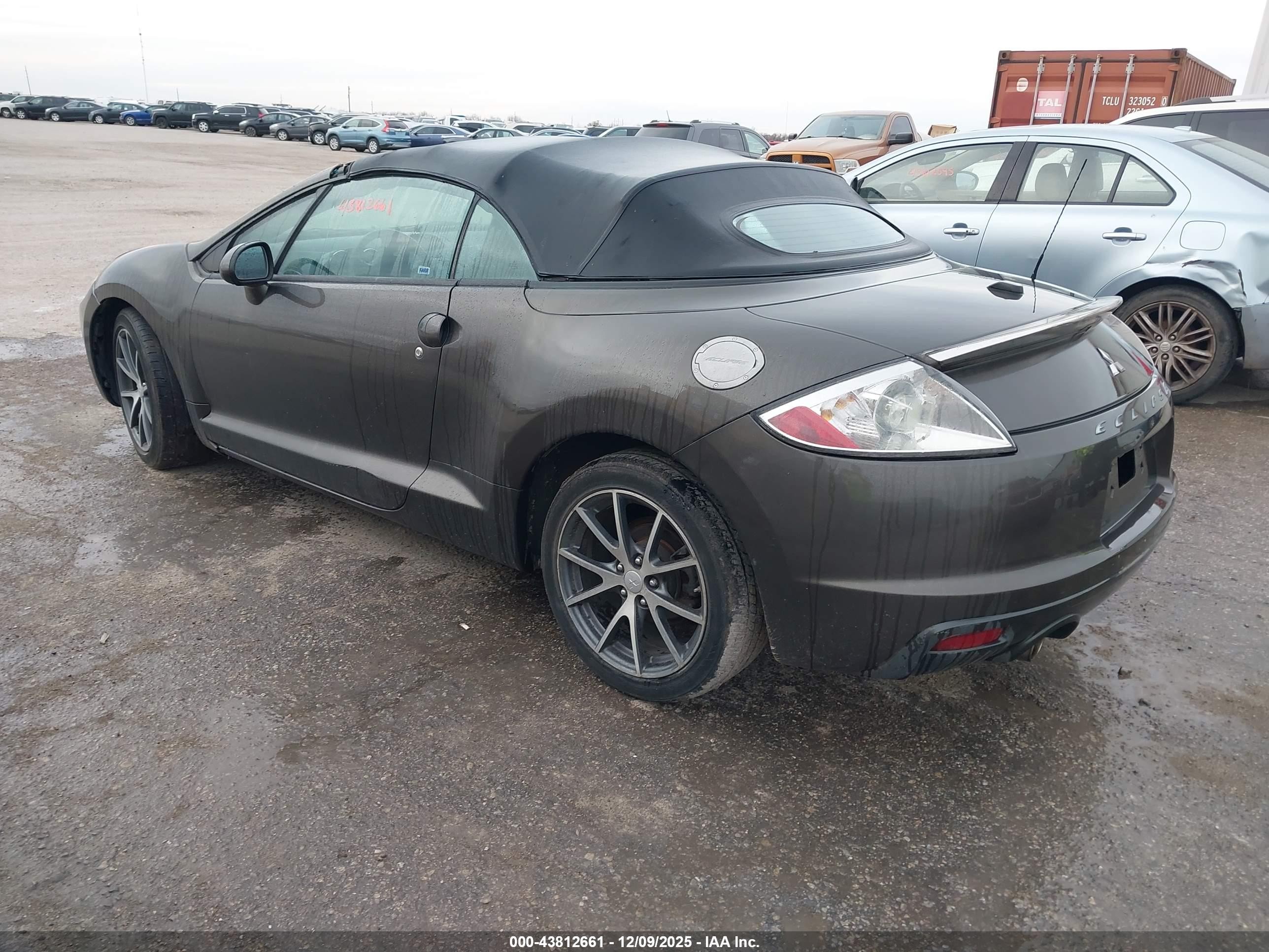 2012 Mitsubishi Eclipse Spyder Gs Sport Черный vin: 4A37L2EF6CE002953