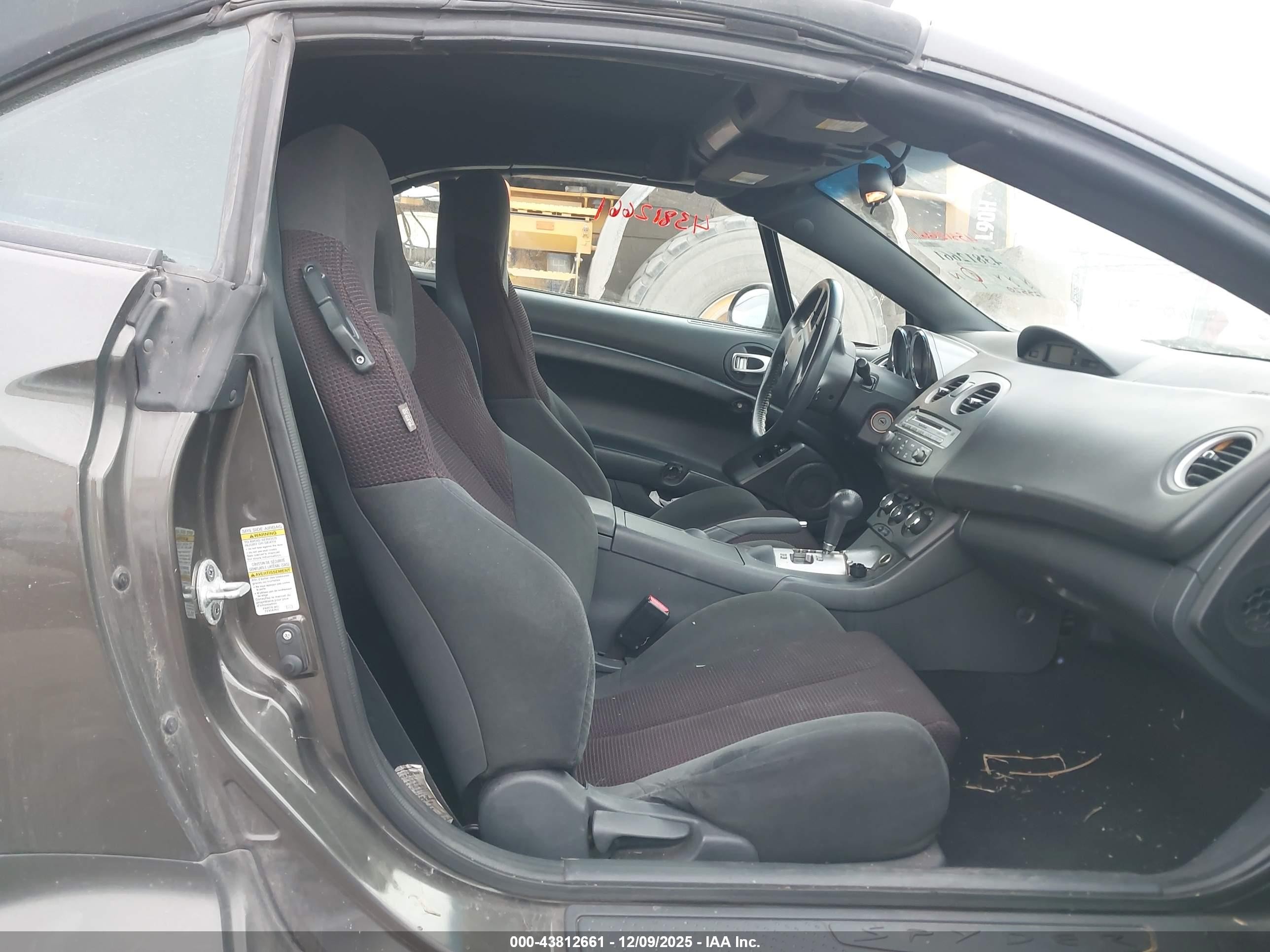 2012 Mitsubishi Eclipse Spyder Gs Sport Черный vin: 4A37L2EF6CE002953