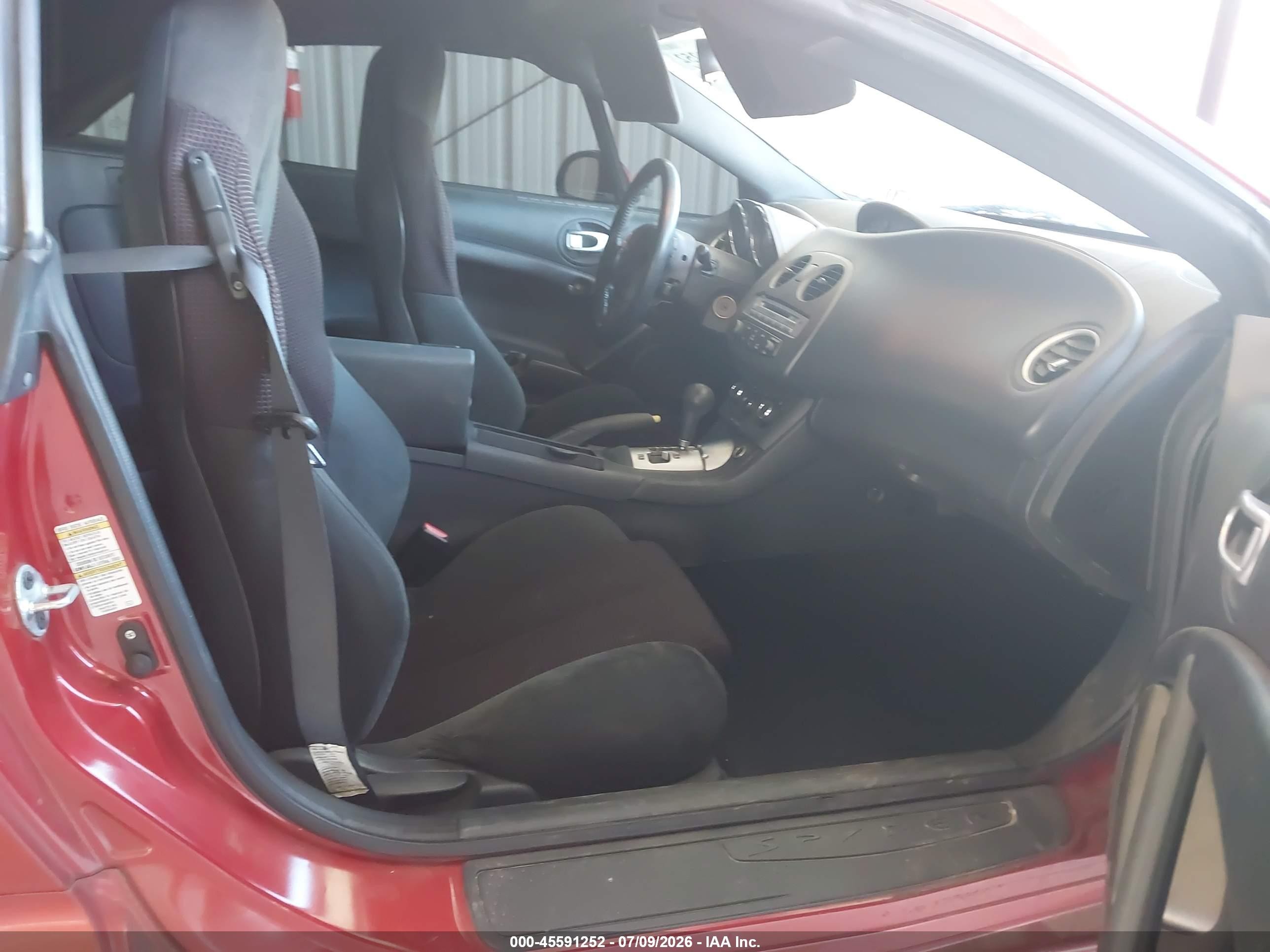2011 Mitsubishi Eclipse Gs Sport Красный vin: 4A37L2EF8BE002922