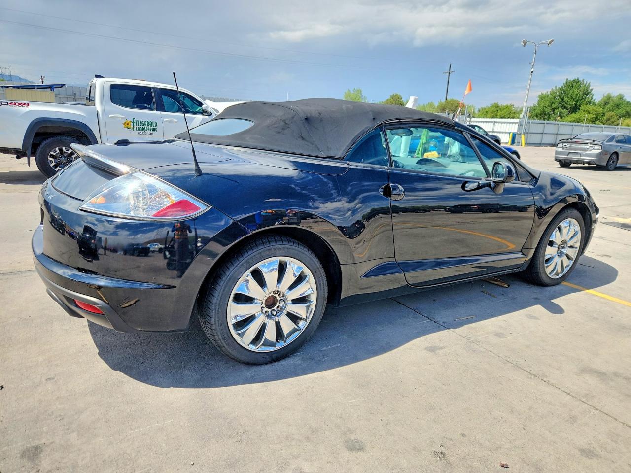 2012 Mitsubishi Eclipse Spyder Gs Black vin: 4A37L2EF8CE002162