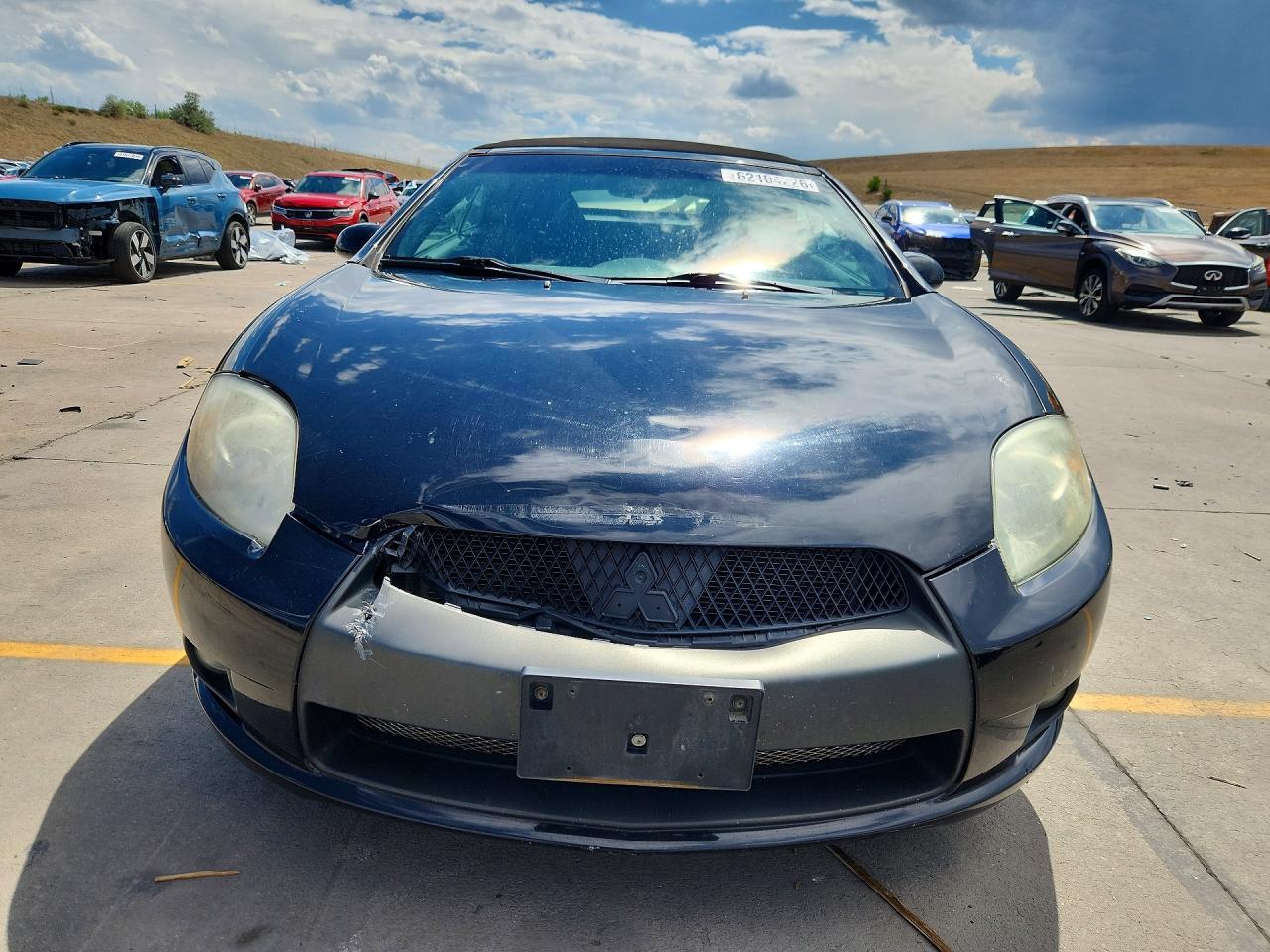 2012 Mitsubishi Eclipse Spyder Gs Black vin: 4A37L2EF8CE002162