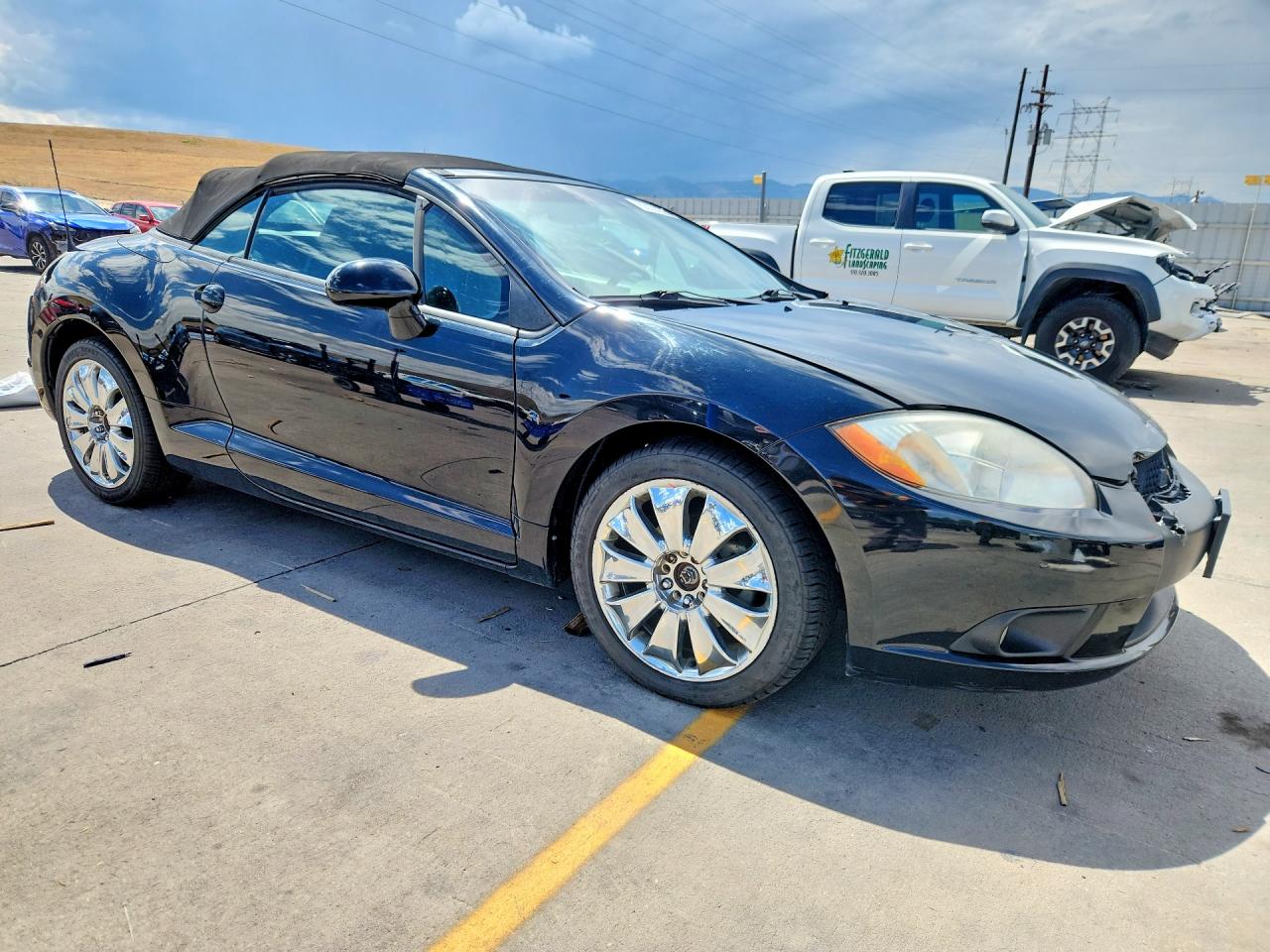 2012 Mitsubishi Eclipse Spyder Gs Black vin: 4A37L2EF8CE002162