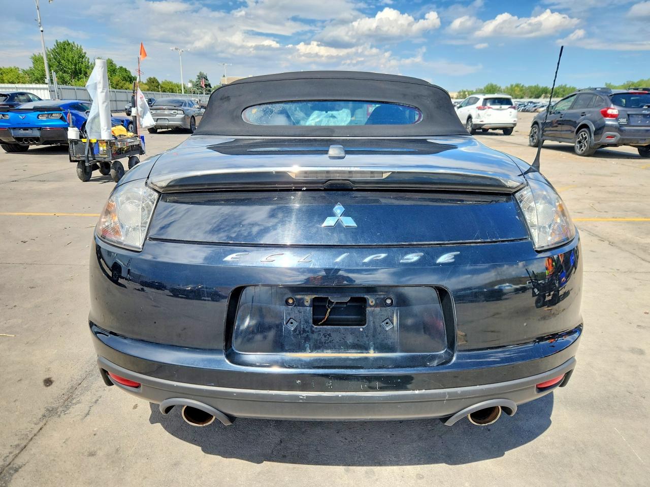 2012 Mitsubishi Eclipse Spyder Gs Black vin: 4A37L2EF8CE002162