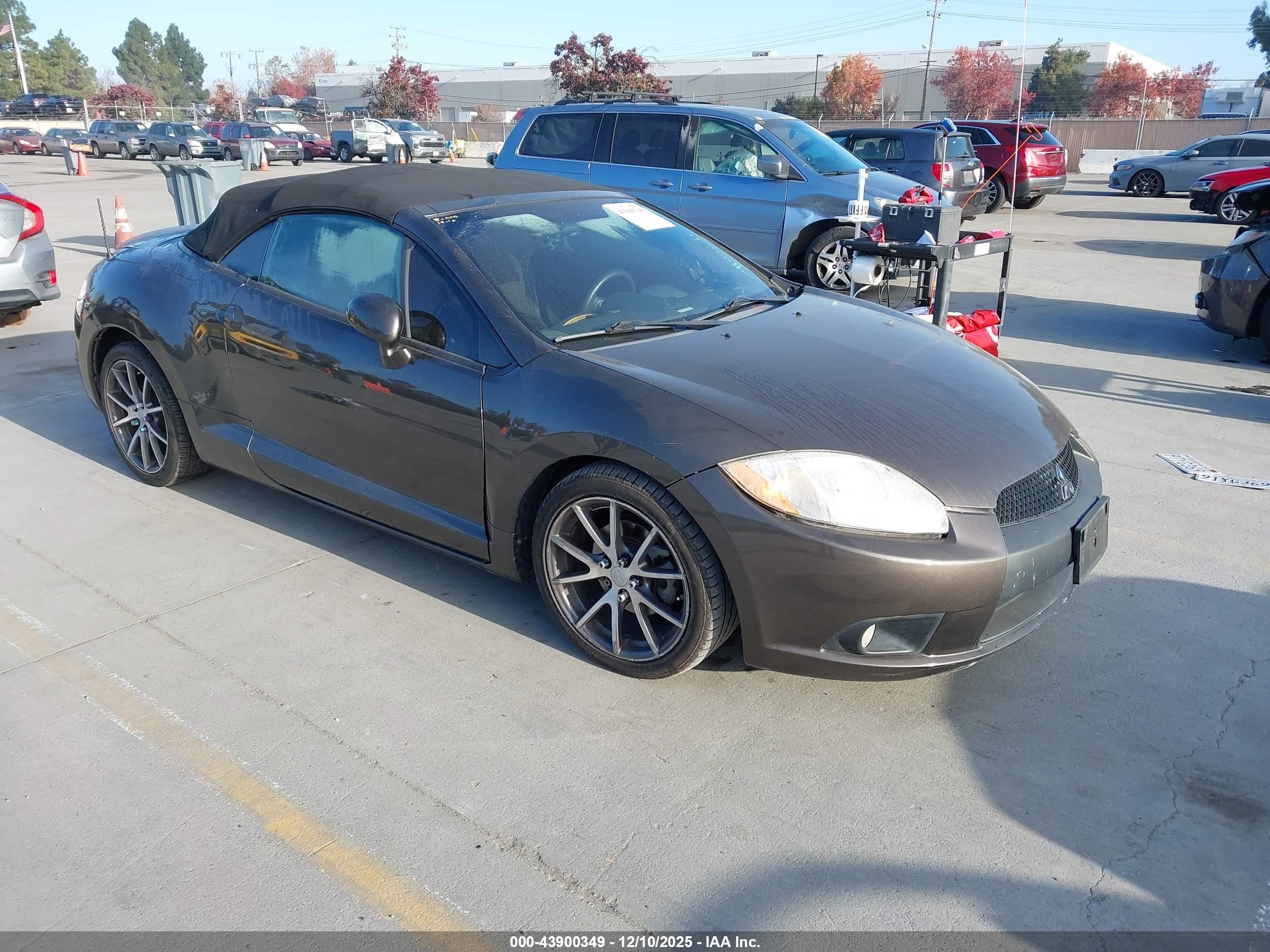 2012 Mitsubishi Eclipse Spyder Gs Sport Brown vin: 4A37L2EF8CE003540