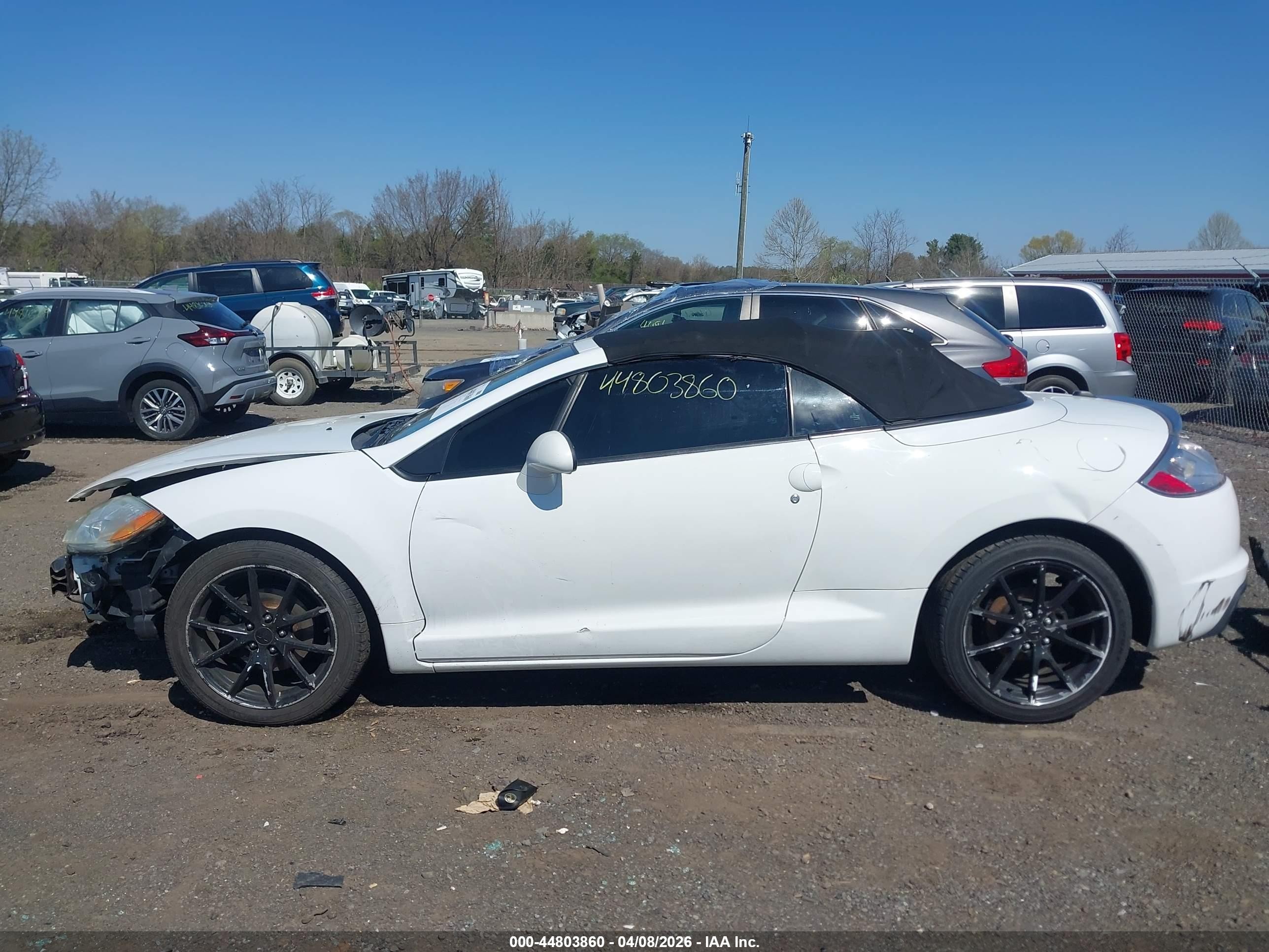 2012 Mitsubishi Eclipse Spyder Gs Sport Белый vin: 4A37L2EF8CE003618