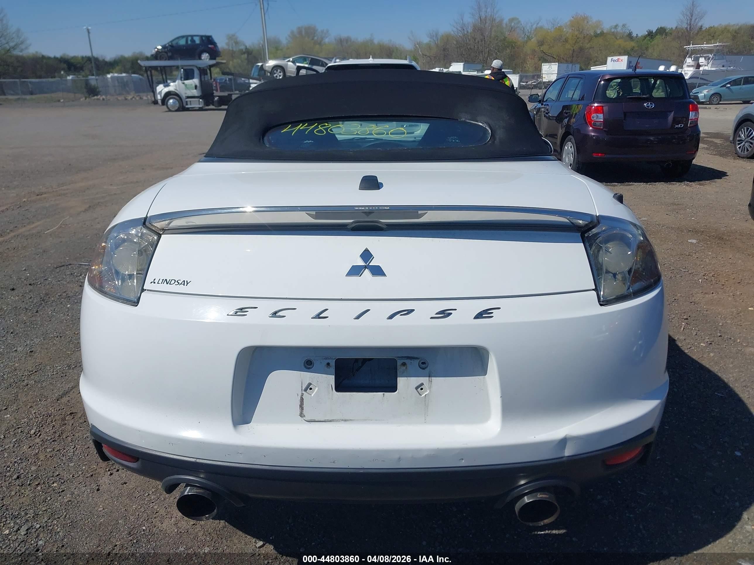 2012 Mitsubishi Eclipse Spyder Gs Sport Белый vin: 4A37L2EF8CE003618