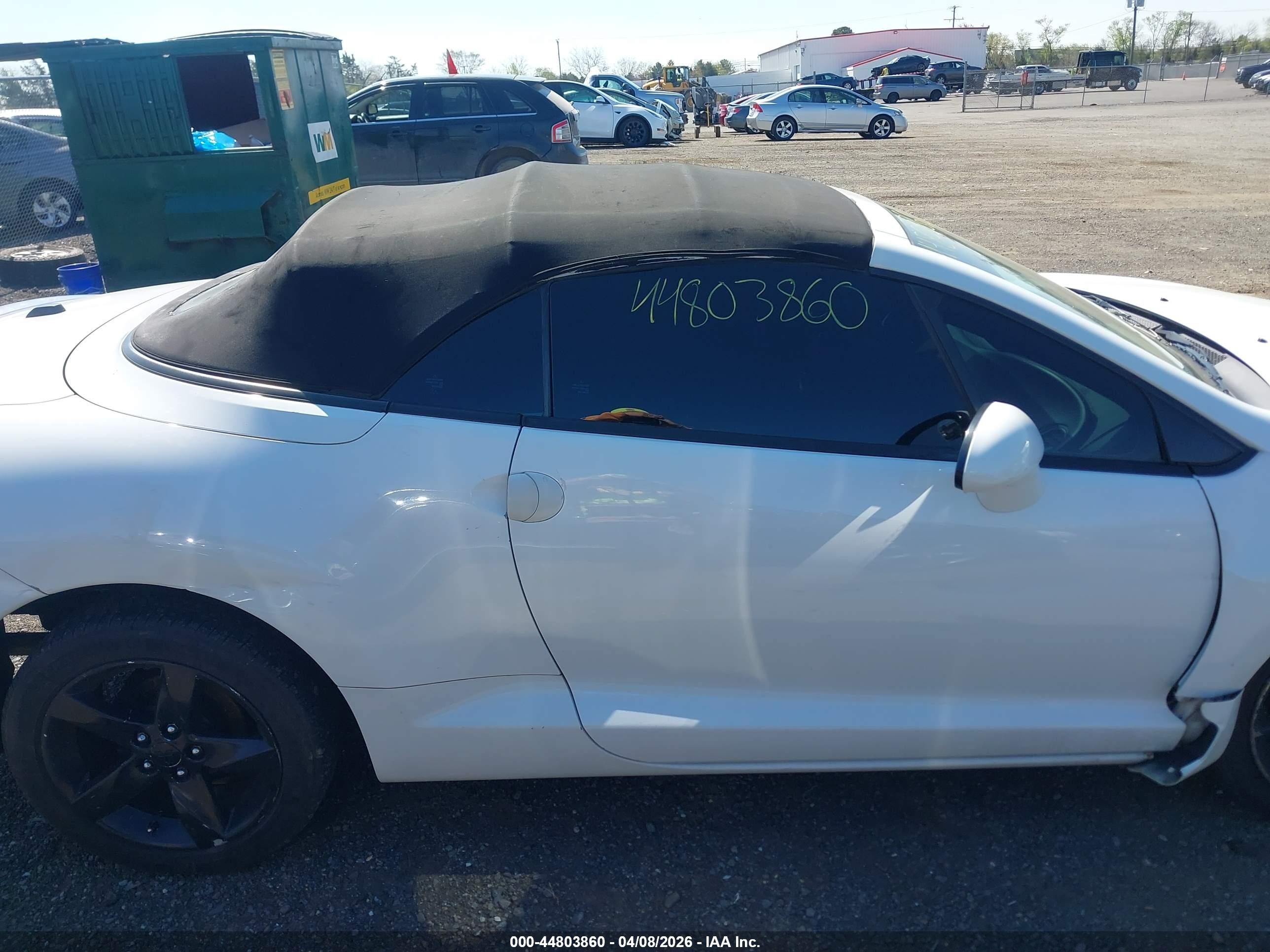 2012 Mitsubishi Eclipse Spyder Gs Sport Белый vin: 4A37L2EF8CE003618