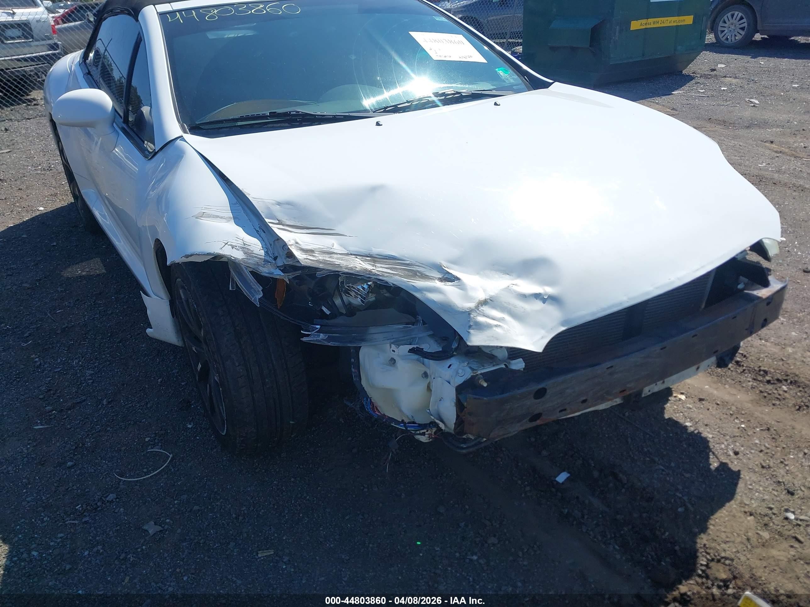2012 Mitsubishi Eclipse Spyder Gs Sport Белый vin: 4A37L2EF8CE003618