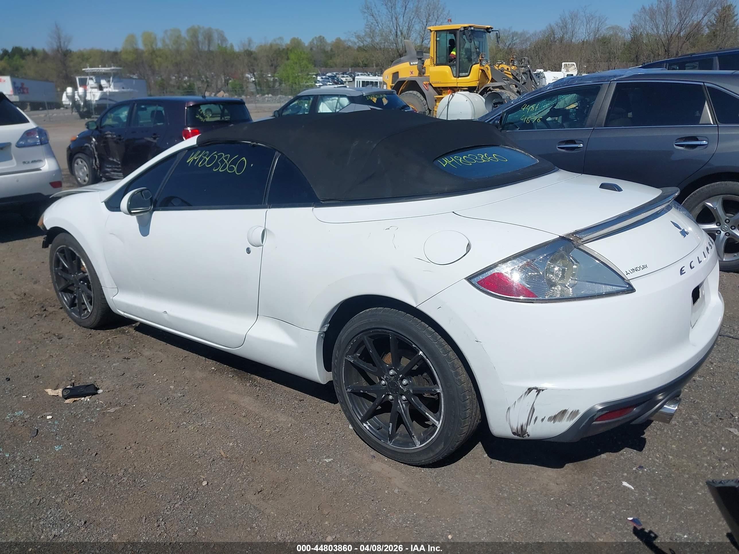 2012 Mitsubishi Eclipse Spyder Gs Sport Белый vin: 4A37L2EF8CE003618