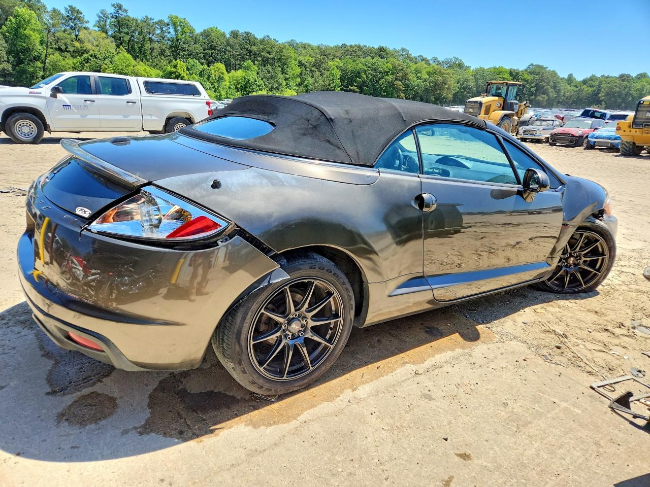 2012 Mitsubishi Eclipse Spyder Gs Charcoal vin: 4A37L2EFXCE001403