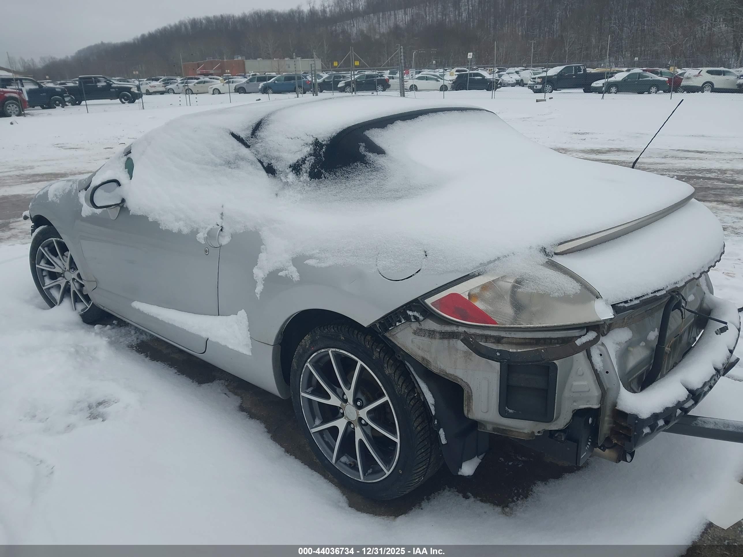 2012 Mitsubishi Eclipse Spyder Gs Sport Серебряный vin: 4A37L2EFXCE001546