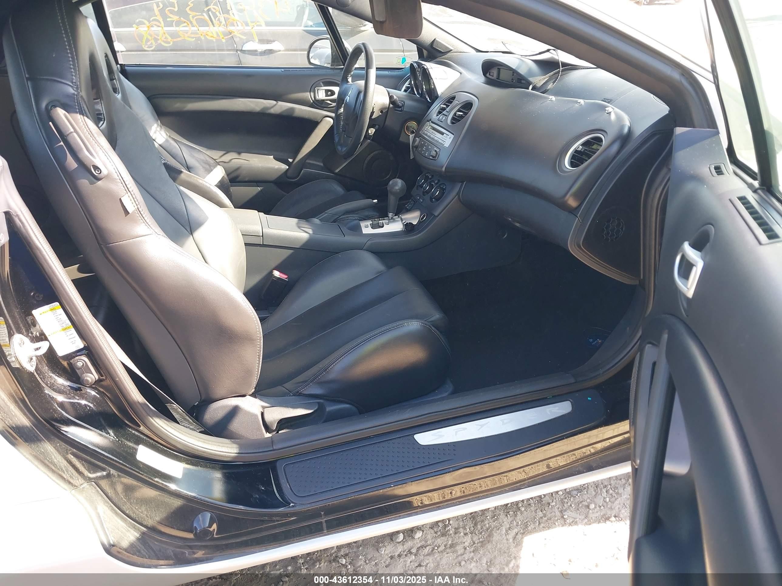 2012 Mitsubishi Eclipse Spyder Gt White vin: 4A37L3ET8CE008605