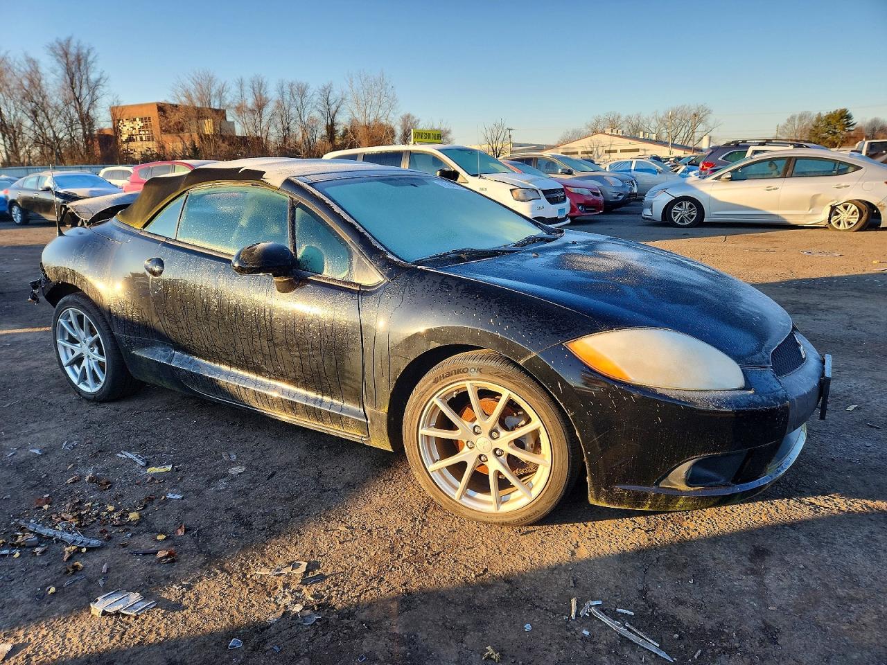 2012 Mitsubishi Eclipse Spyder Gs Black vin: 4A37L5EF0CE007762