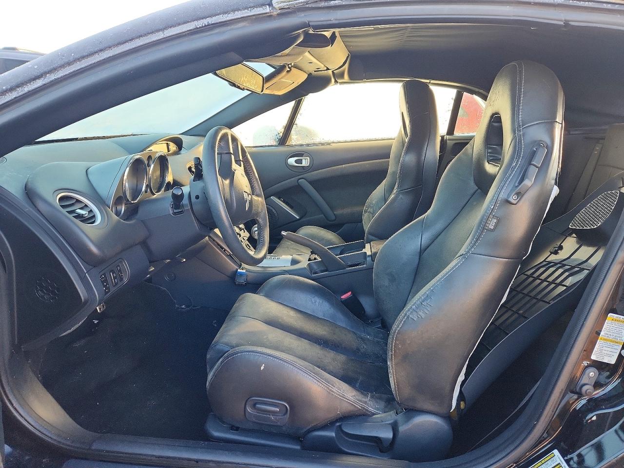 2012 Mitsubishi Eclipse Spyder Gs Black vin: 4A37L5EF0CE007762
