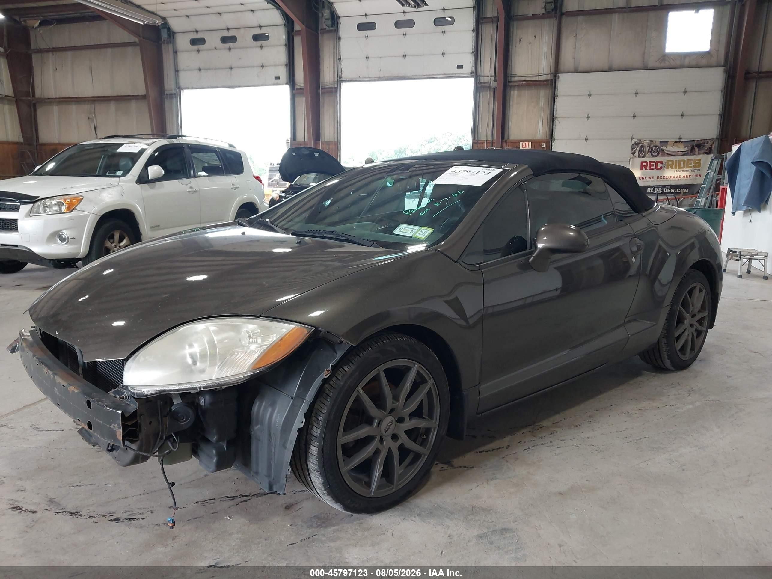 2012 Mitsubishi Eclipse Spyder Gs Sport/se Gray vin: 4A37L5EF1CE001663