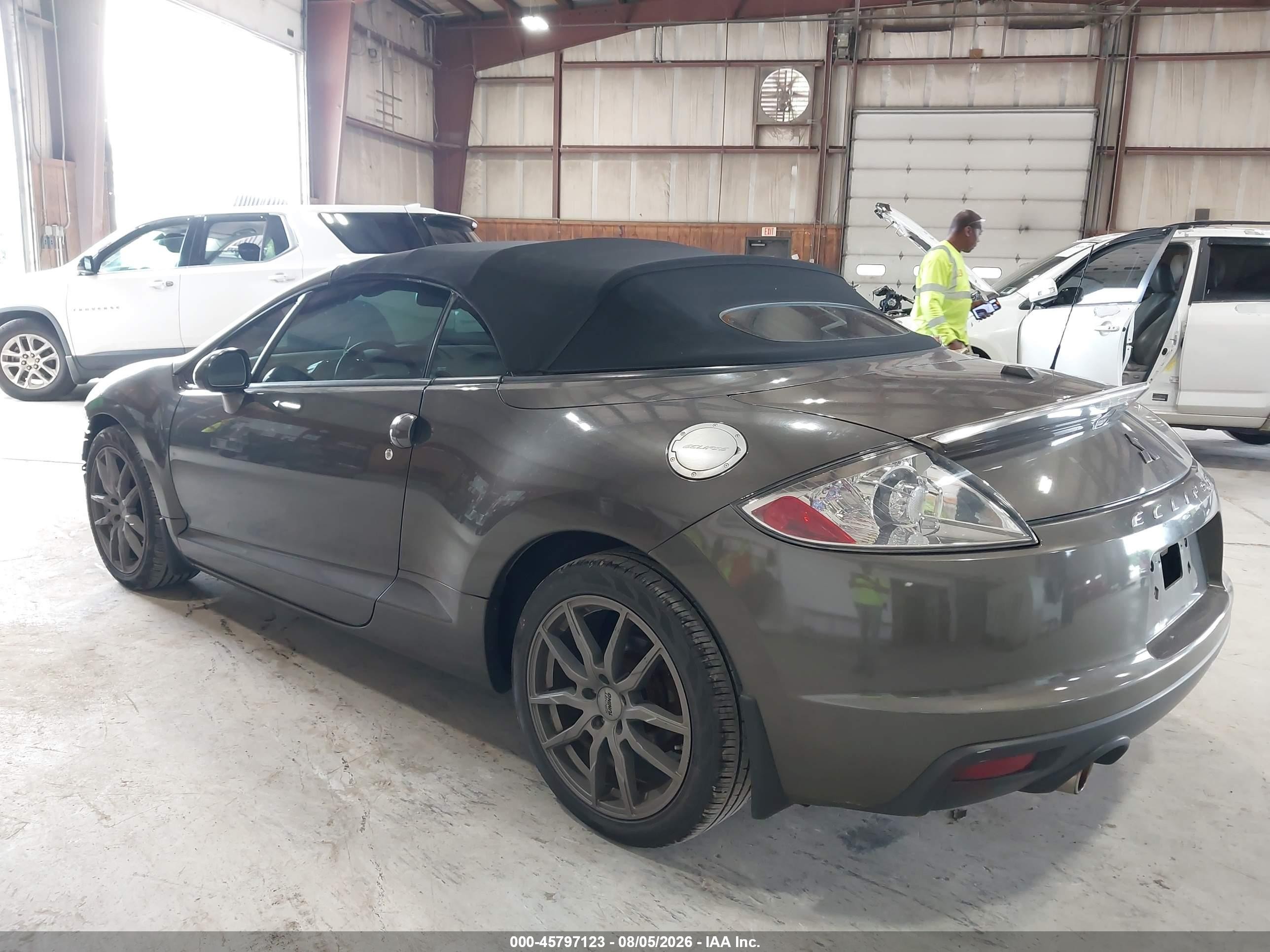 2012 Mitsubishi Eclipse Spyder Gs Sport/se Gray vin: 4A37L5EF1CE001663