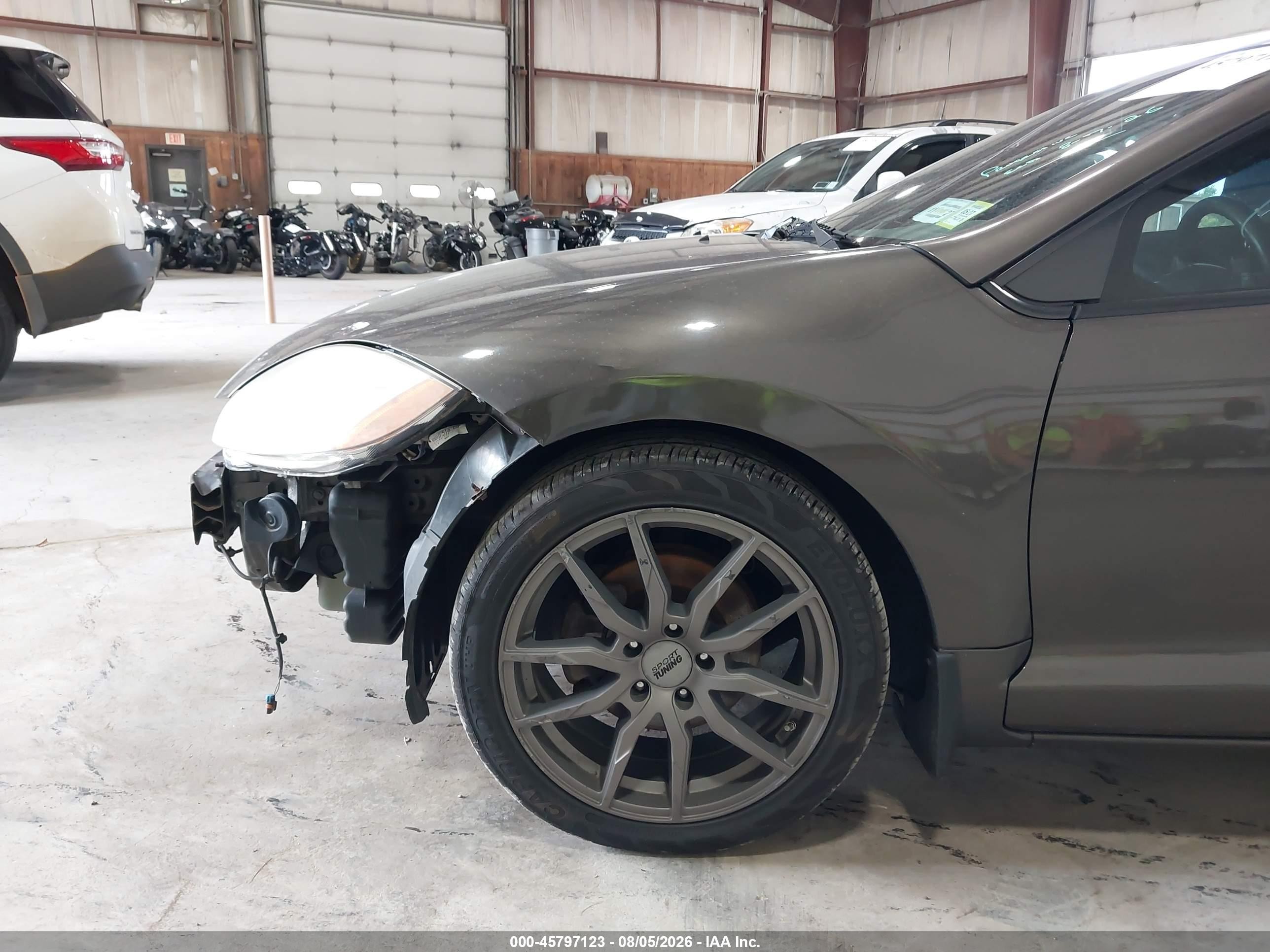 2012 Mitsubishi Eclipse Spyder Gs Sport/se Gray vin: 4A37L5EF1CE001663