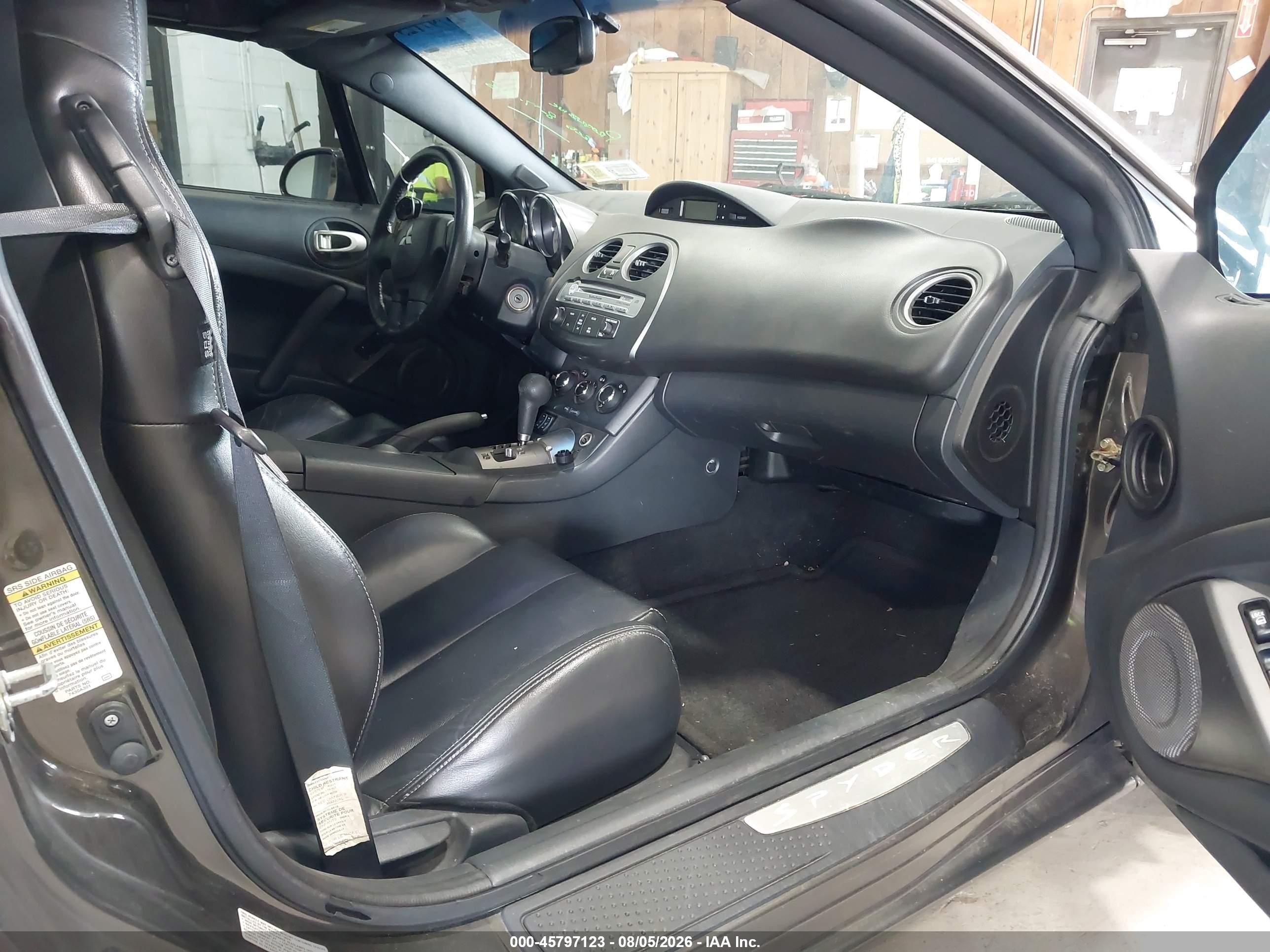 2012 Mitsubishi Eclipse Spyder Gs Sport/se Gray vin: 4A37L5EF1CE001663