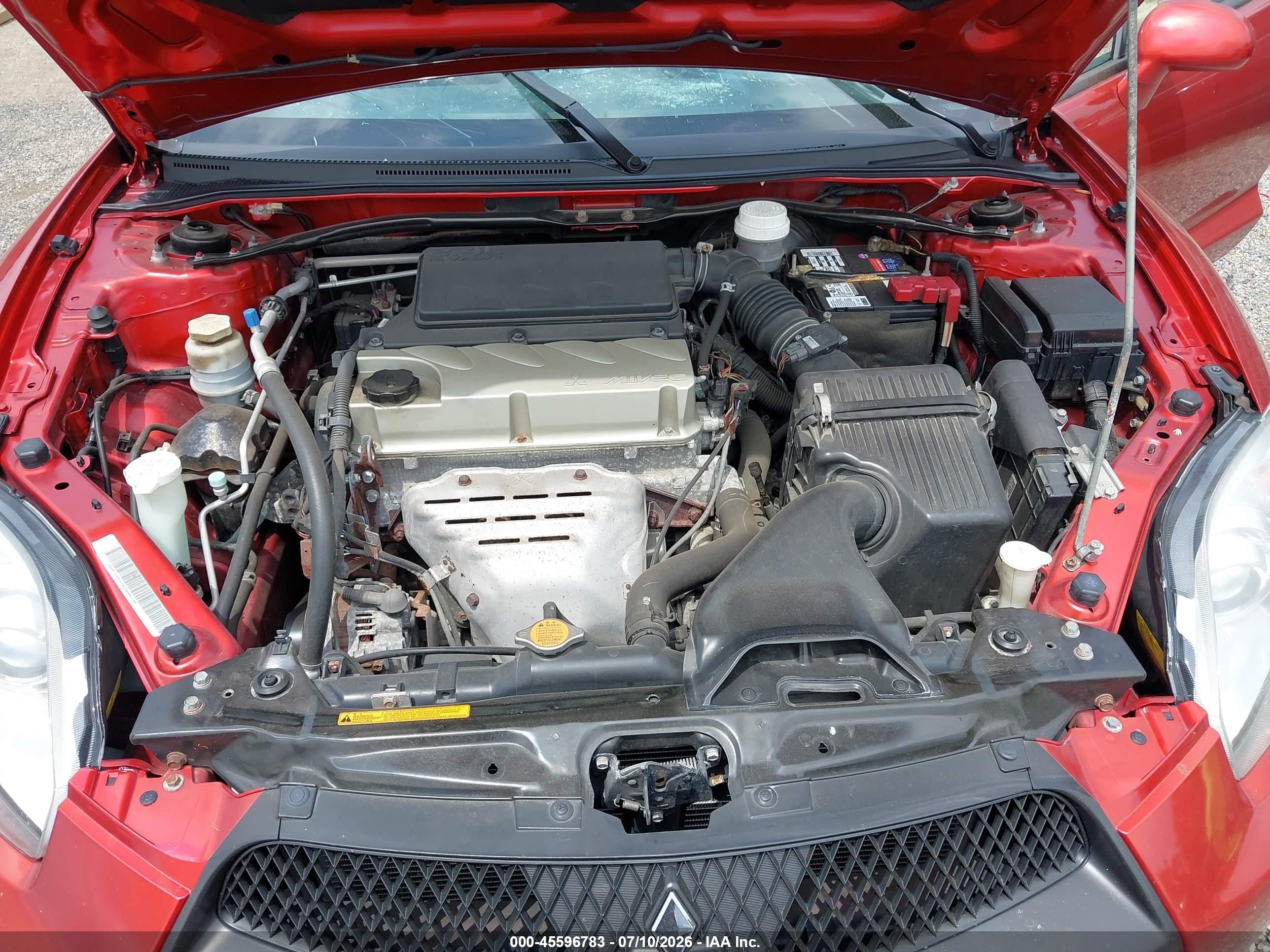 2011 Mitsubishi Eclipse Gs Sport Orange vin: 4A37L5EF8BE001996