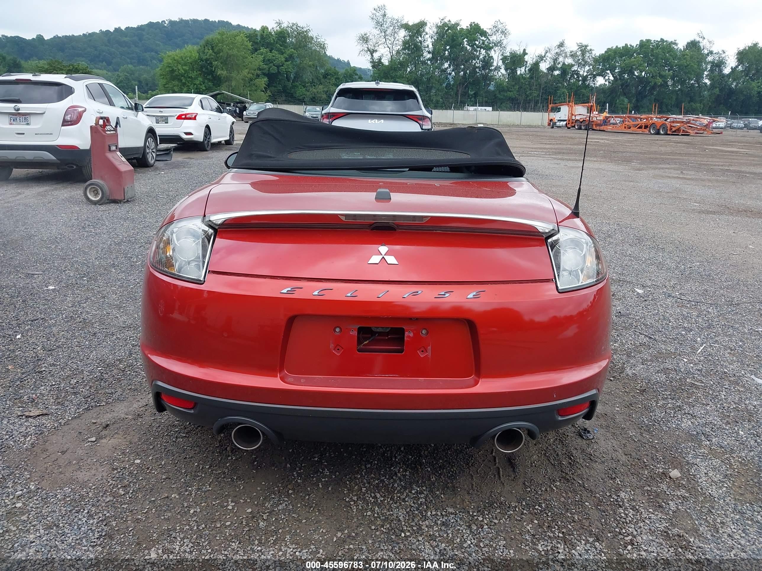 2011 Mitsubishi Eclipse Gs Sport Orange vin: 4A37L5EF8BE001996