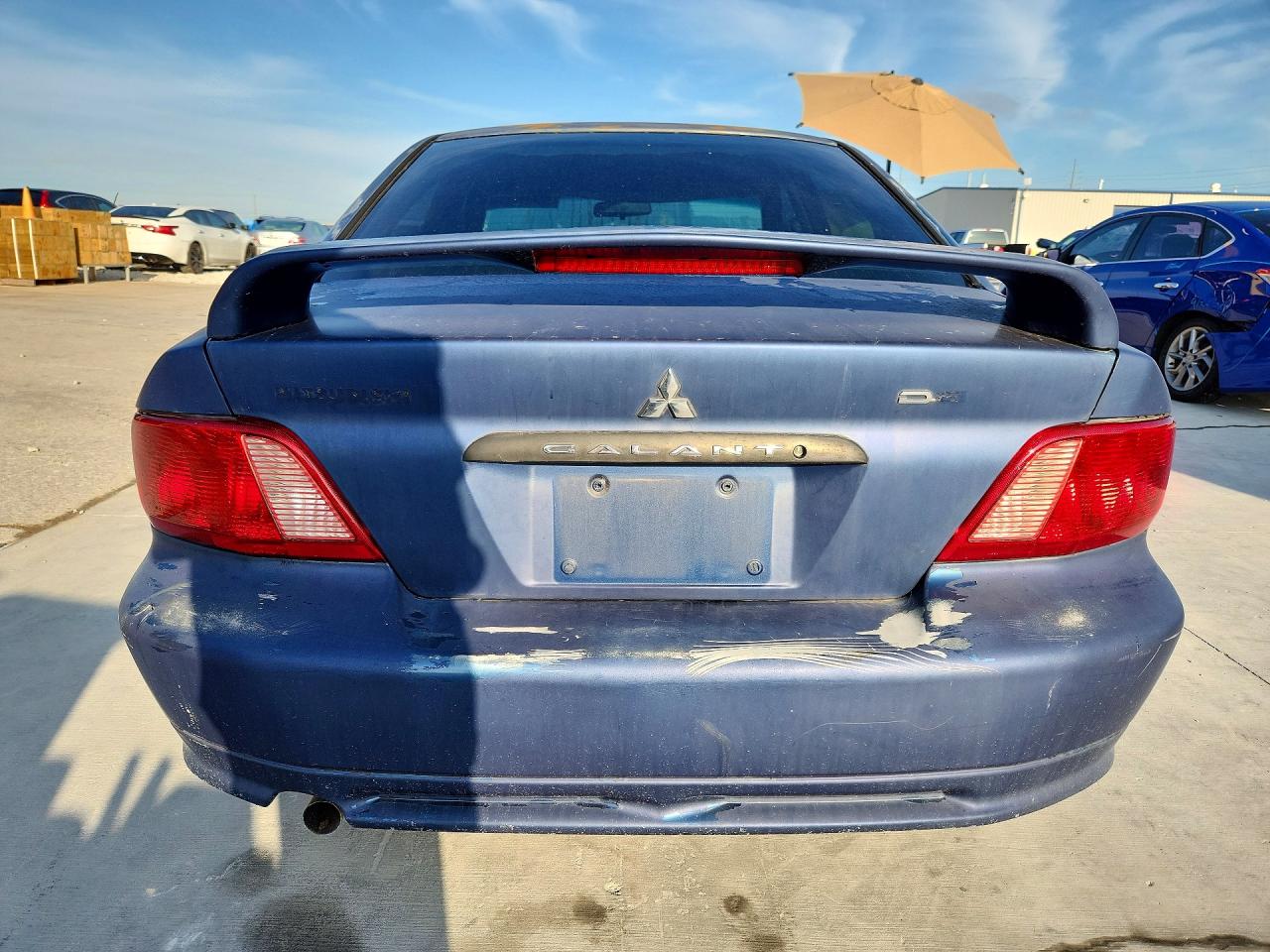 2002 Mitsubishi Galant De Blue vin: 4A3AA36G02E100285