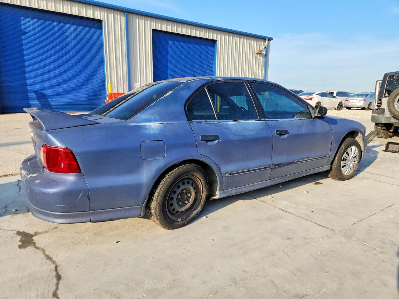 2002 Mitsubishi Galant De Blue vin: 4A3AA36G02E100285