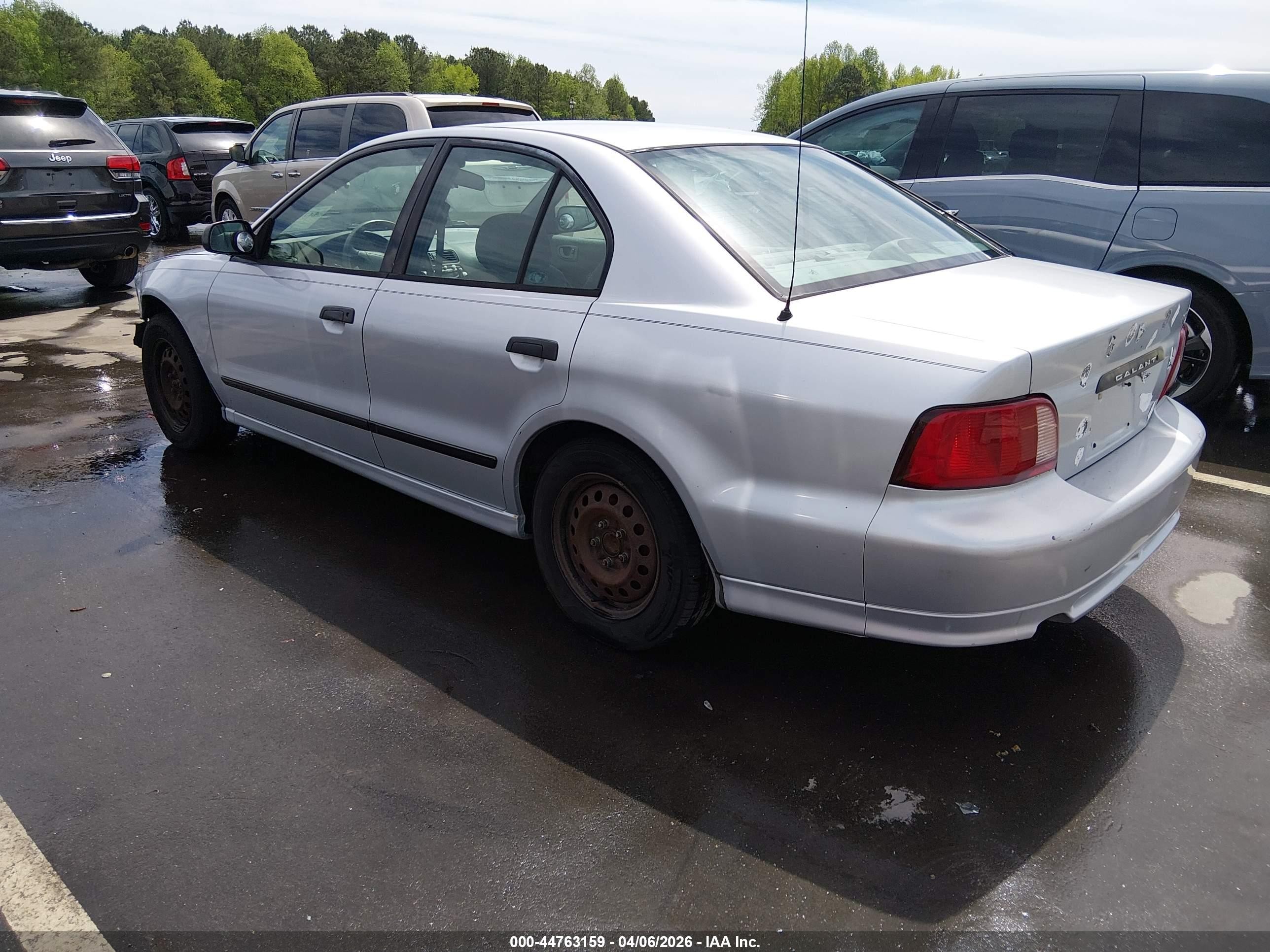 2003 Mitsubishi Galant De Silver vin: 4A3AA36G53E127192