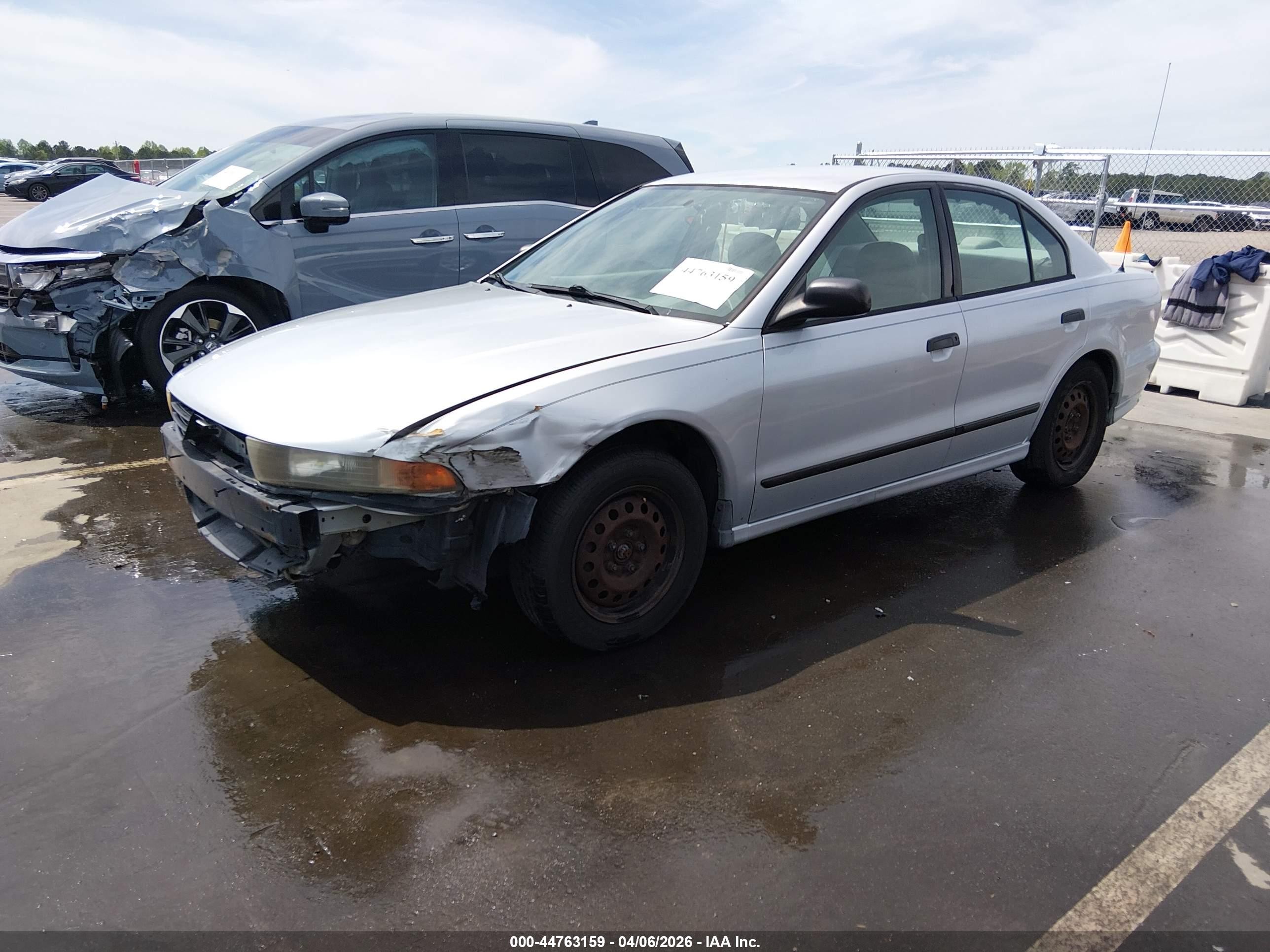 2003 Mitsubishi Galant De Silver vin: 4A3AA36G53E127192