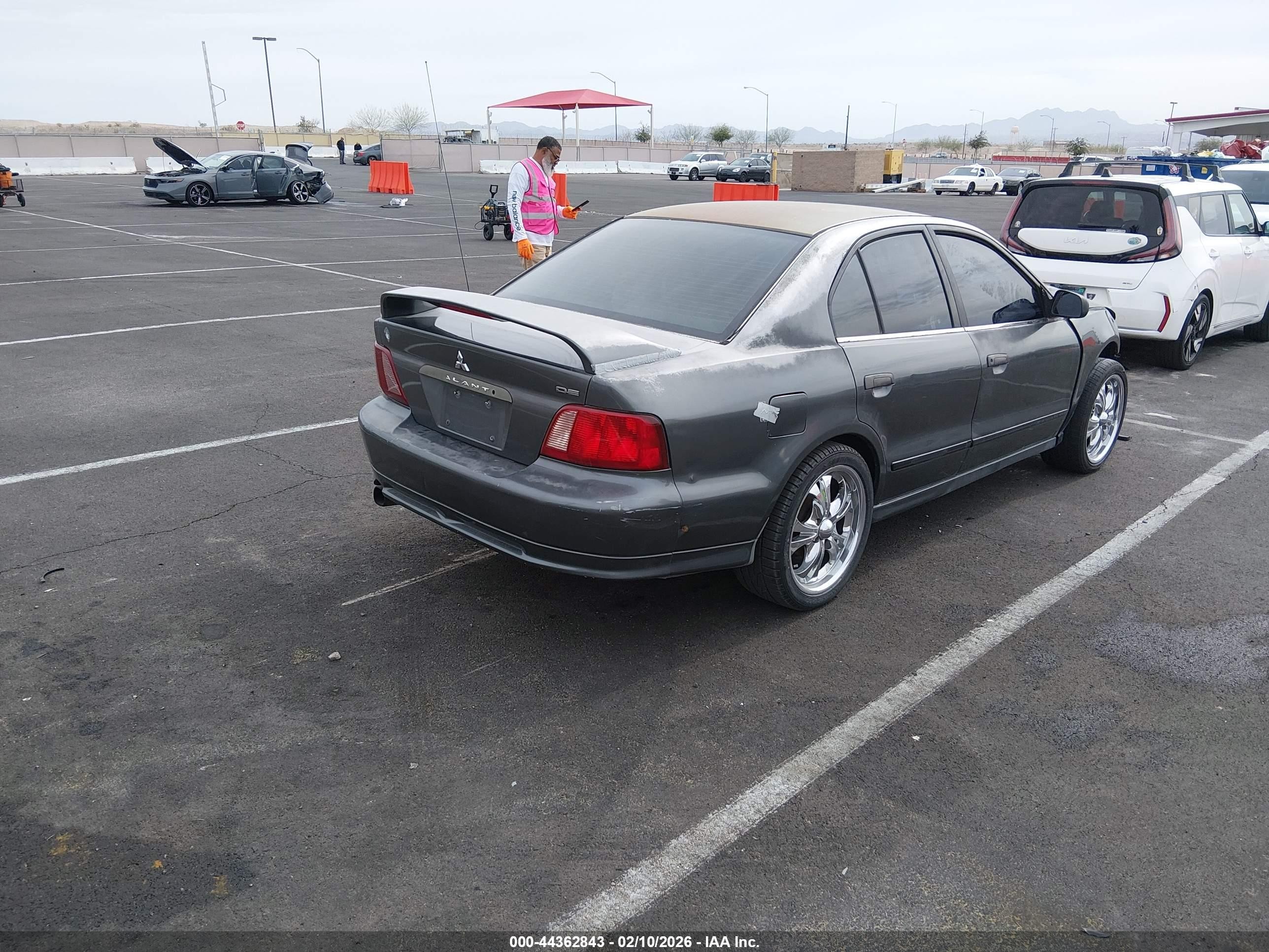 2003 Mitsubishi Galant De Gray vin: 4A3AA36G53E184976