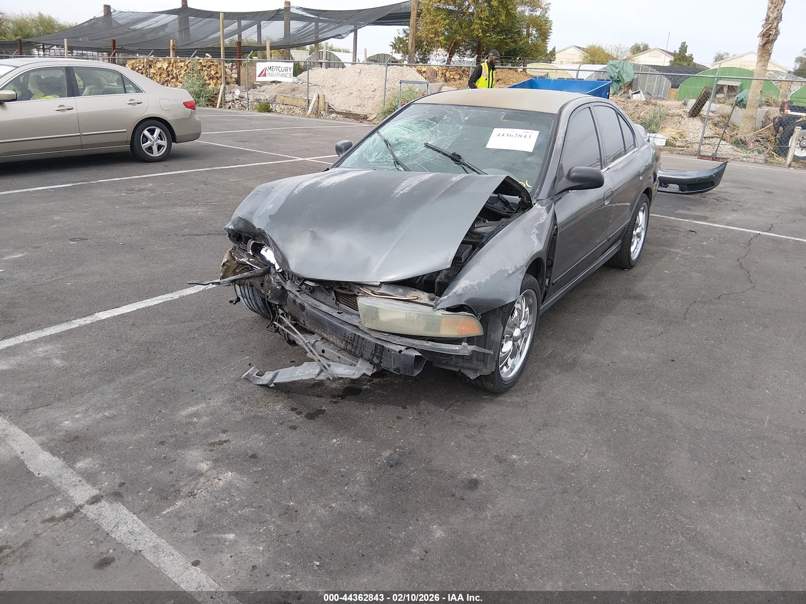 2003 Mitsubishi Galant De Gray vin: 4A3AA36G53E184976