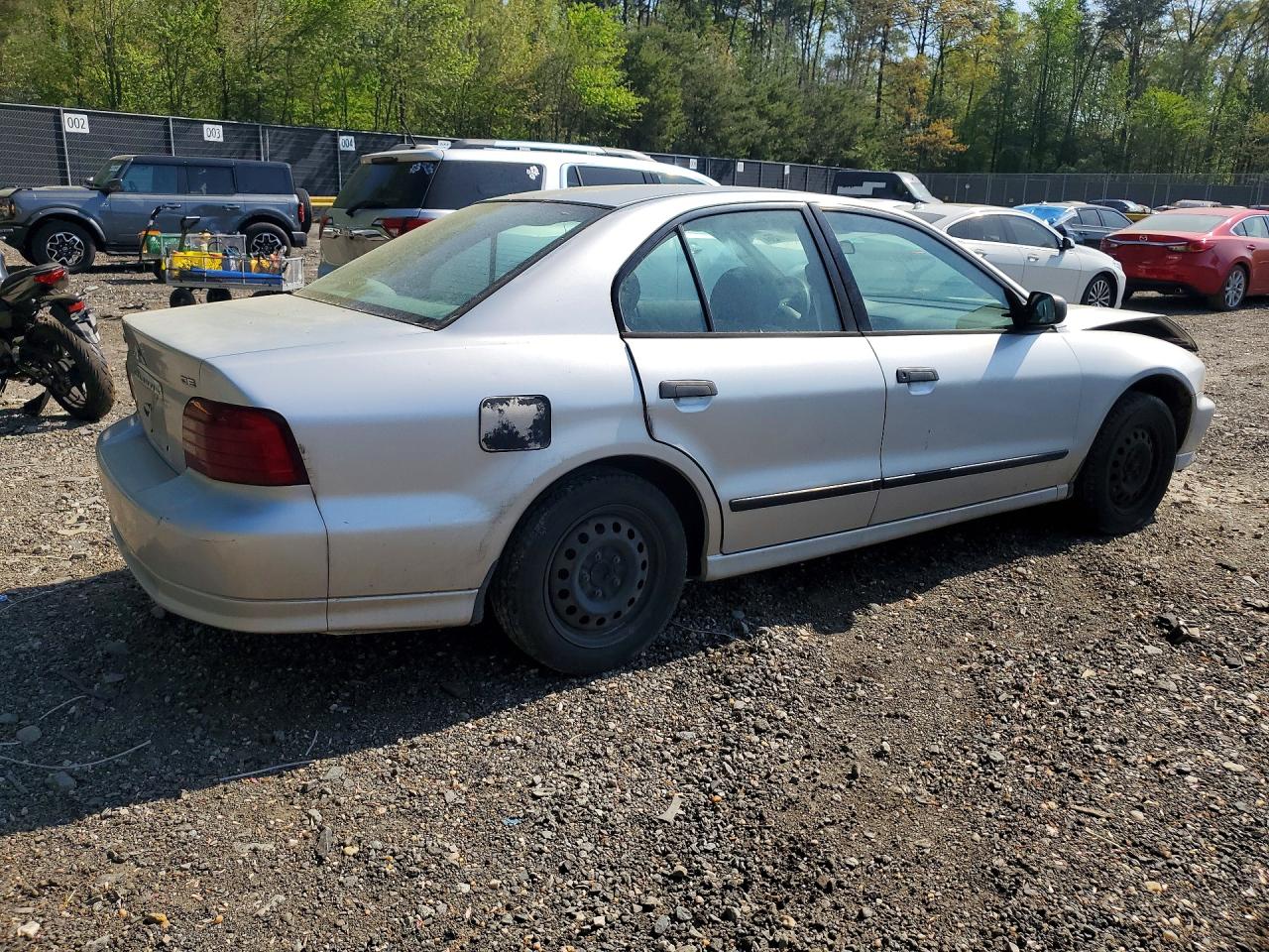 2000 Mitsubishi Galant De Silver vin: 4A3AA36G8YE018295