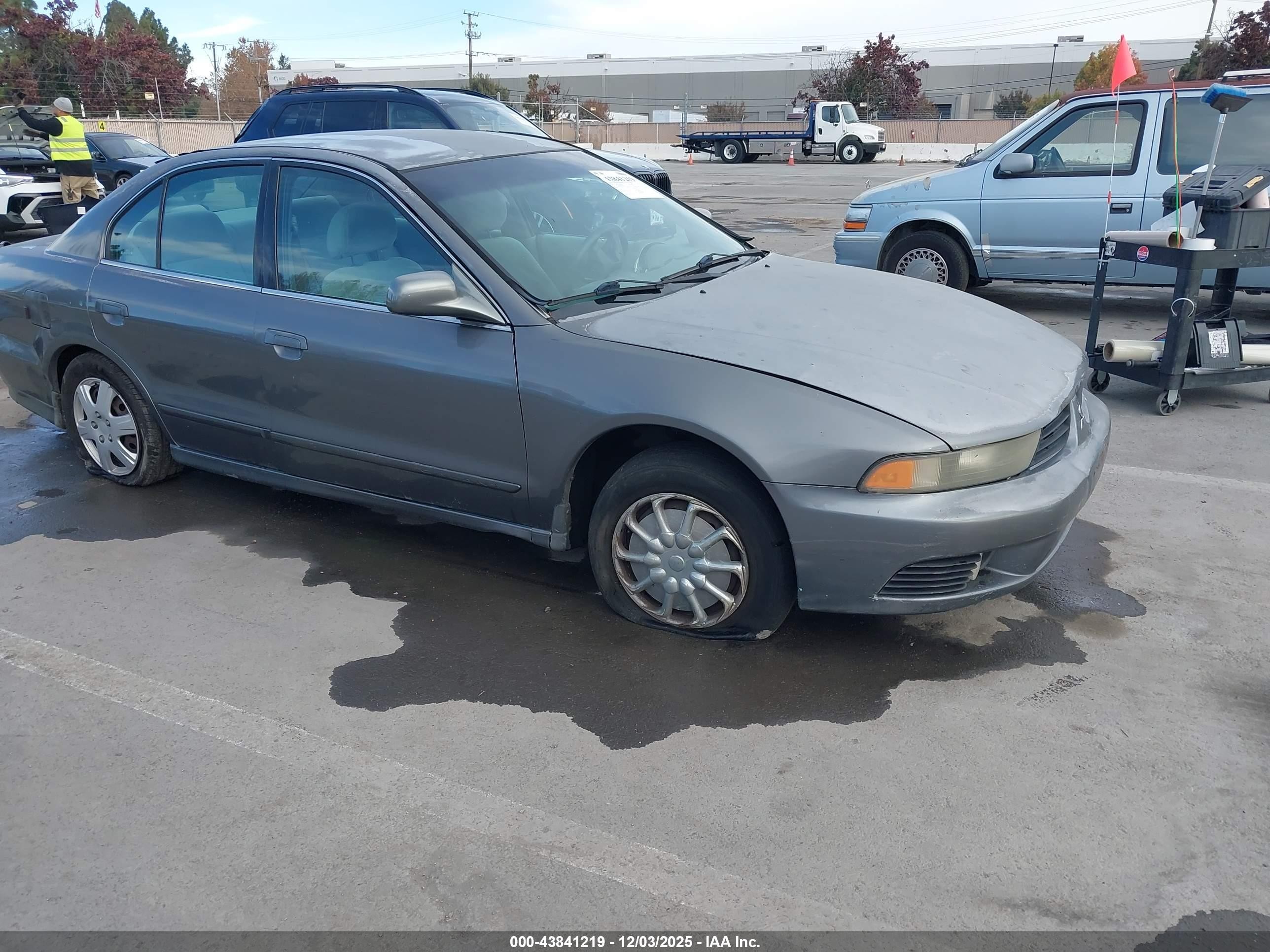 2002 Mitsubishi Galant Es/ls Синий vin: 4A3AA46G02E115309
