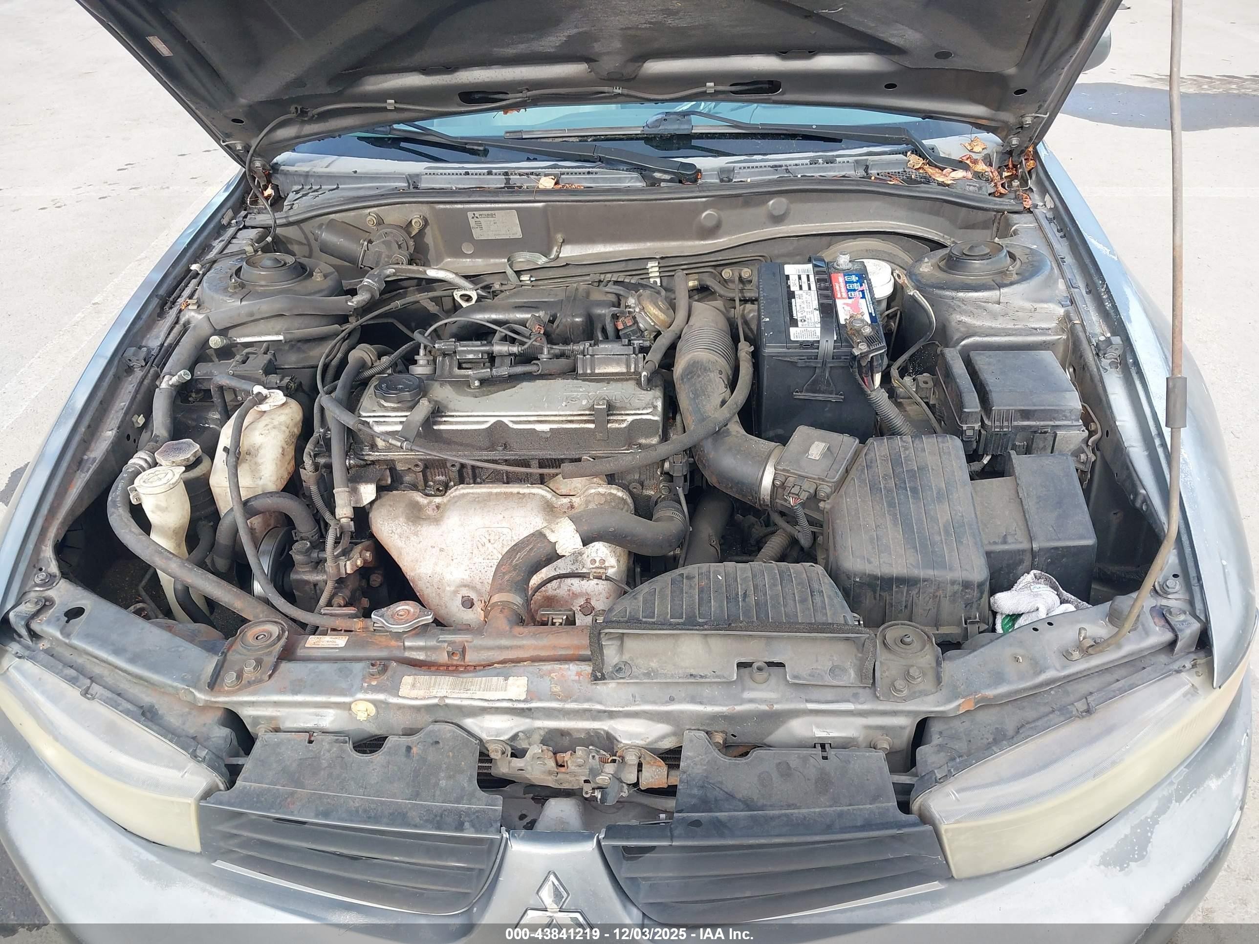 2002 Mitsubishi Galant Es/ls Синий vin: 4A3AA46G02E115309