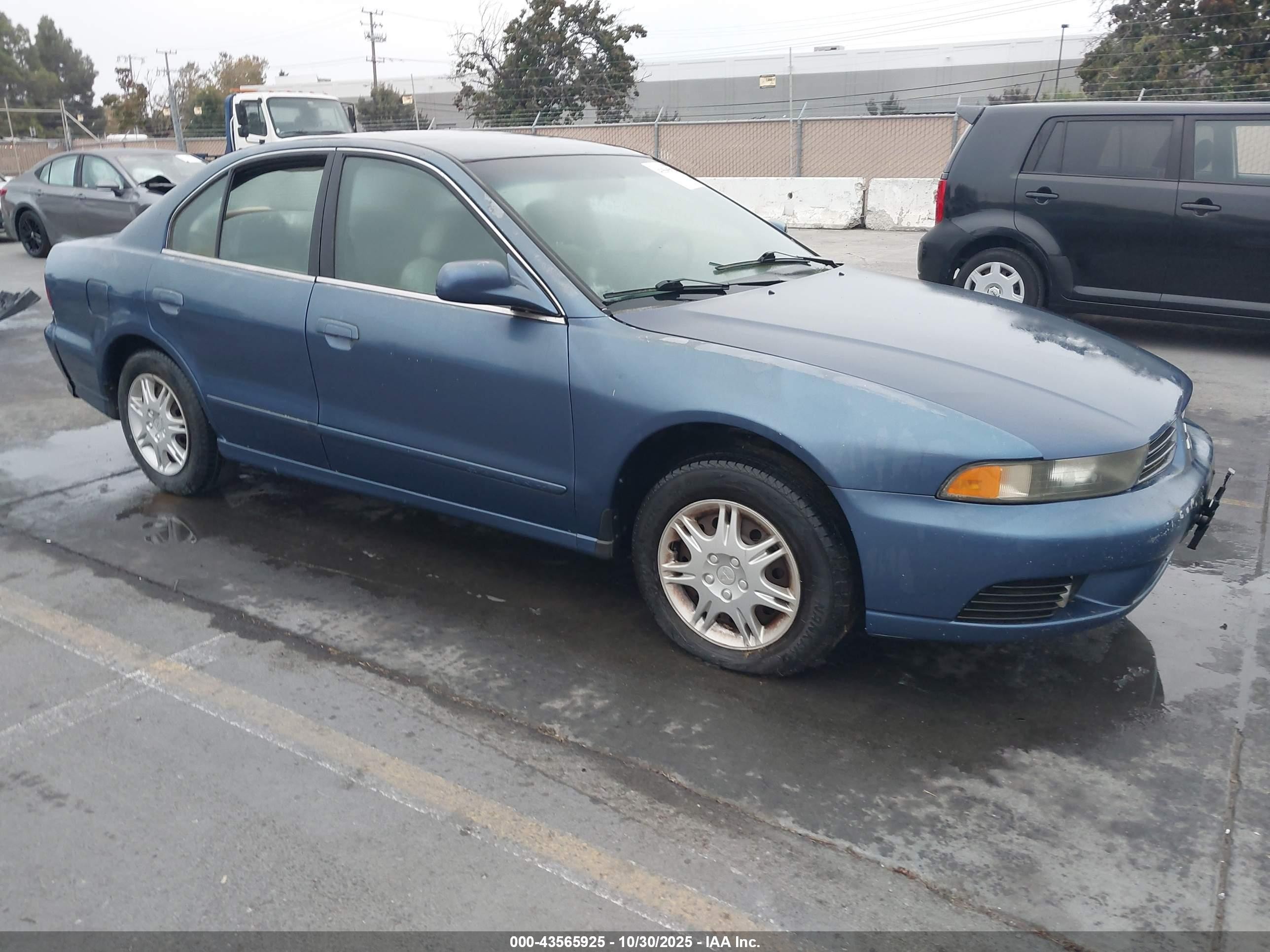 2002 Mitsubishi Galant Es/ls Blue vin: 4A3AA46G02E125547