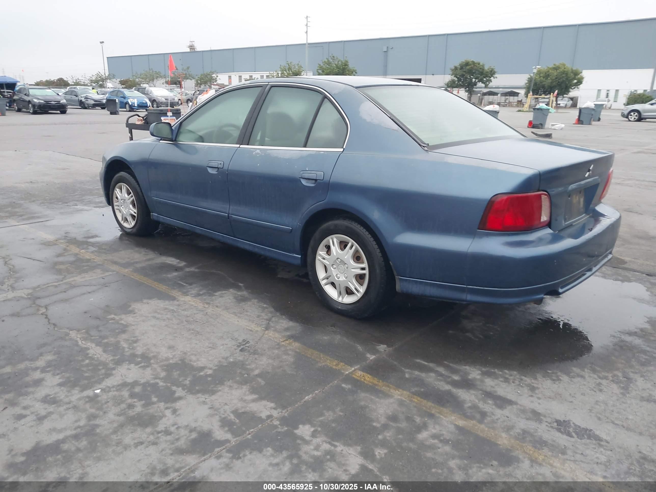 2002 Mitsubishi Galant Es/ls Blue vin: 4A3AA46G02E125547