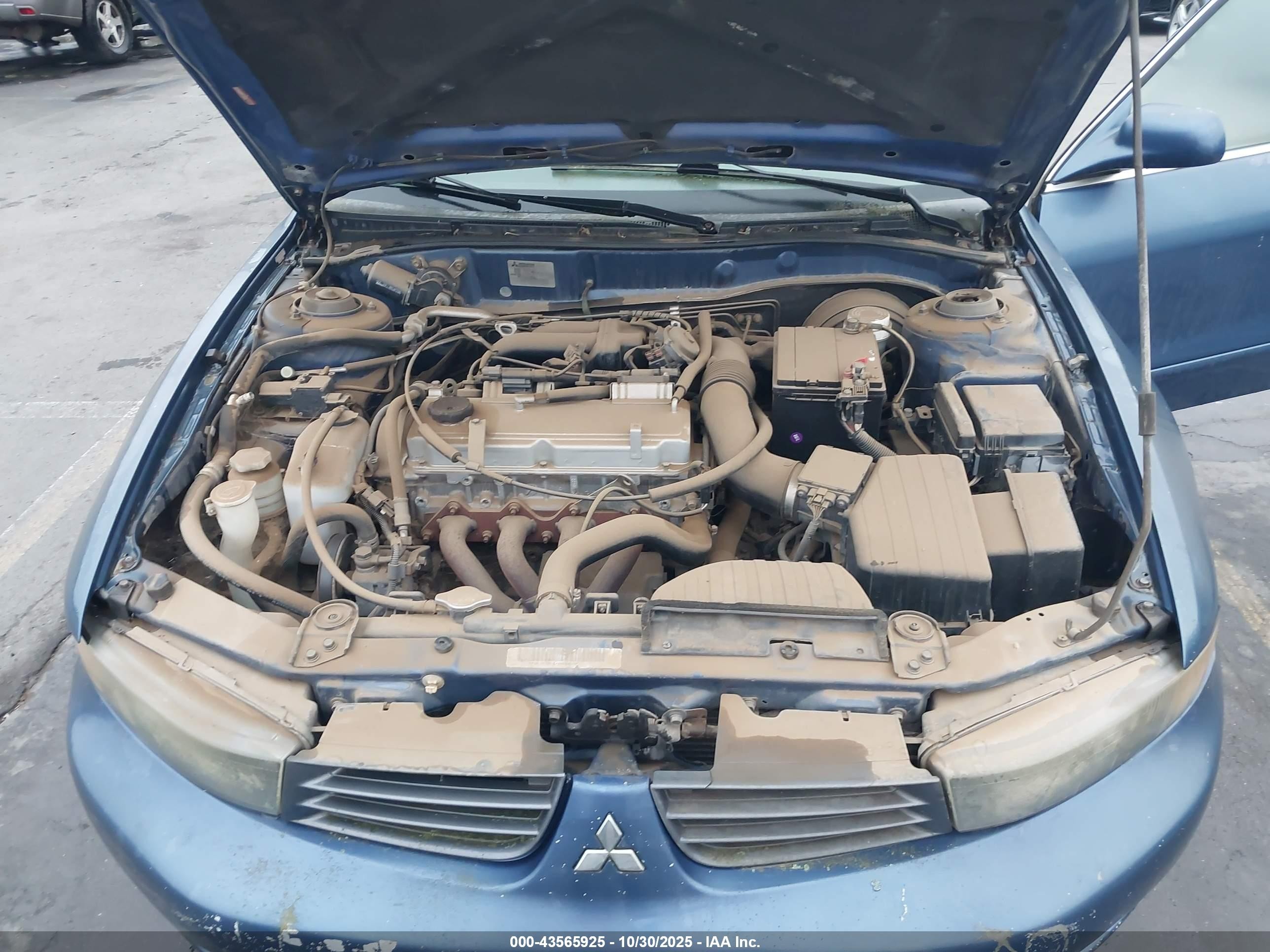 2002 Mitsubishi Galant Es/ls Blue vin: 4A3AA46G02E125547