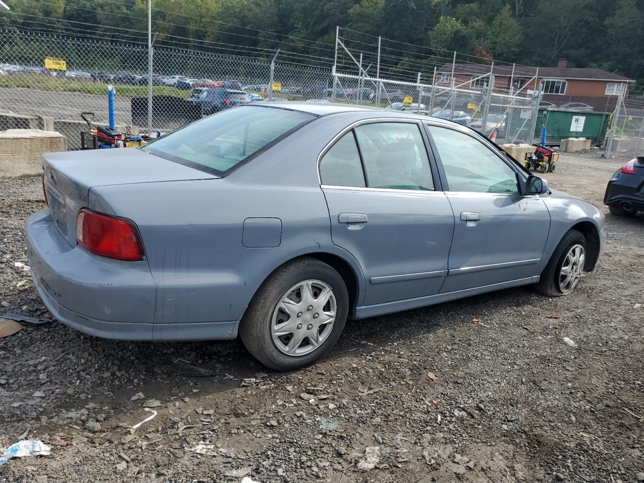 2002 Mitsubishi Galant Es Gray vin: 4A3AA46G02E130053