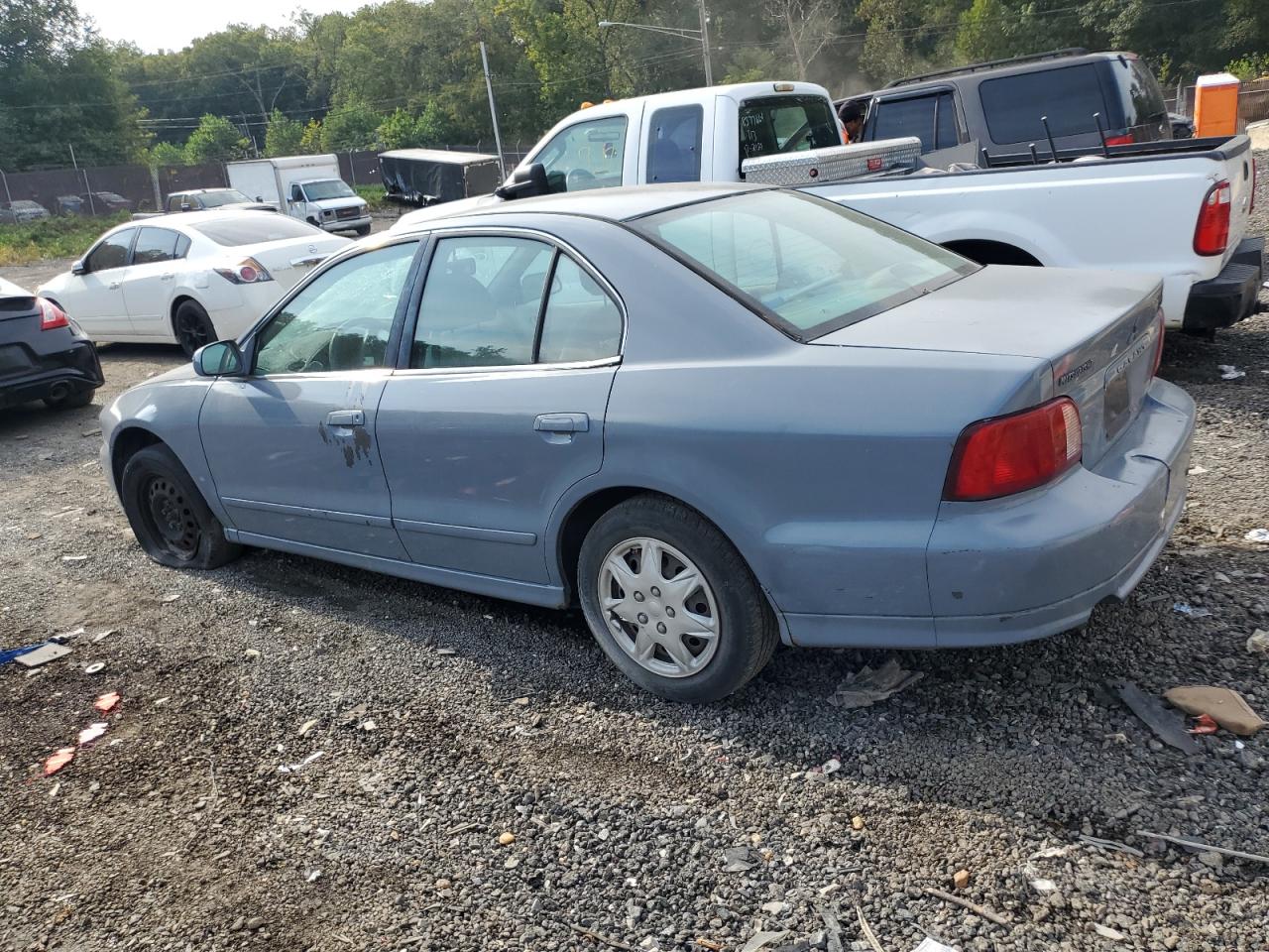 2002 Mitsubishi Galant Es Gray vin: 4A3AA46G02E130053