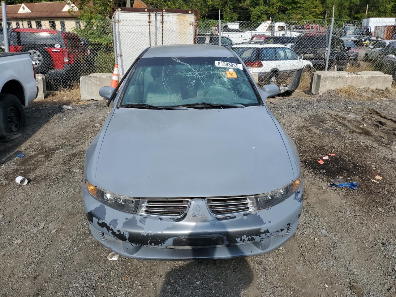 2002 Mitsubishi Galant Es Gray vin: 4A3AA46G02E130053