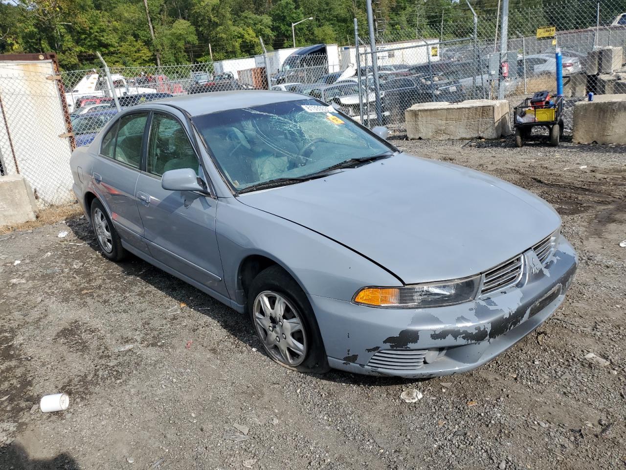 2002 Mitsubishi Galant Es Gray vin: 4A3AA46G02E130053
