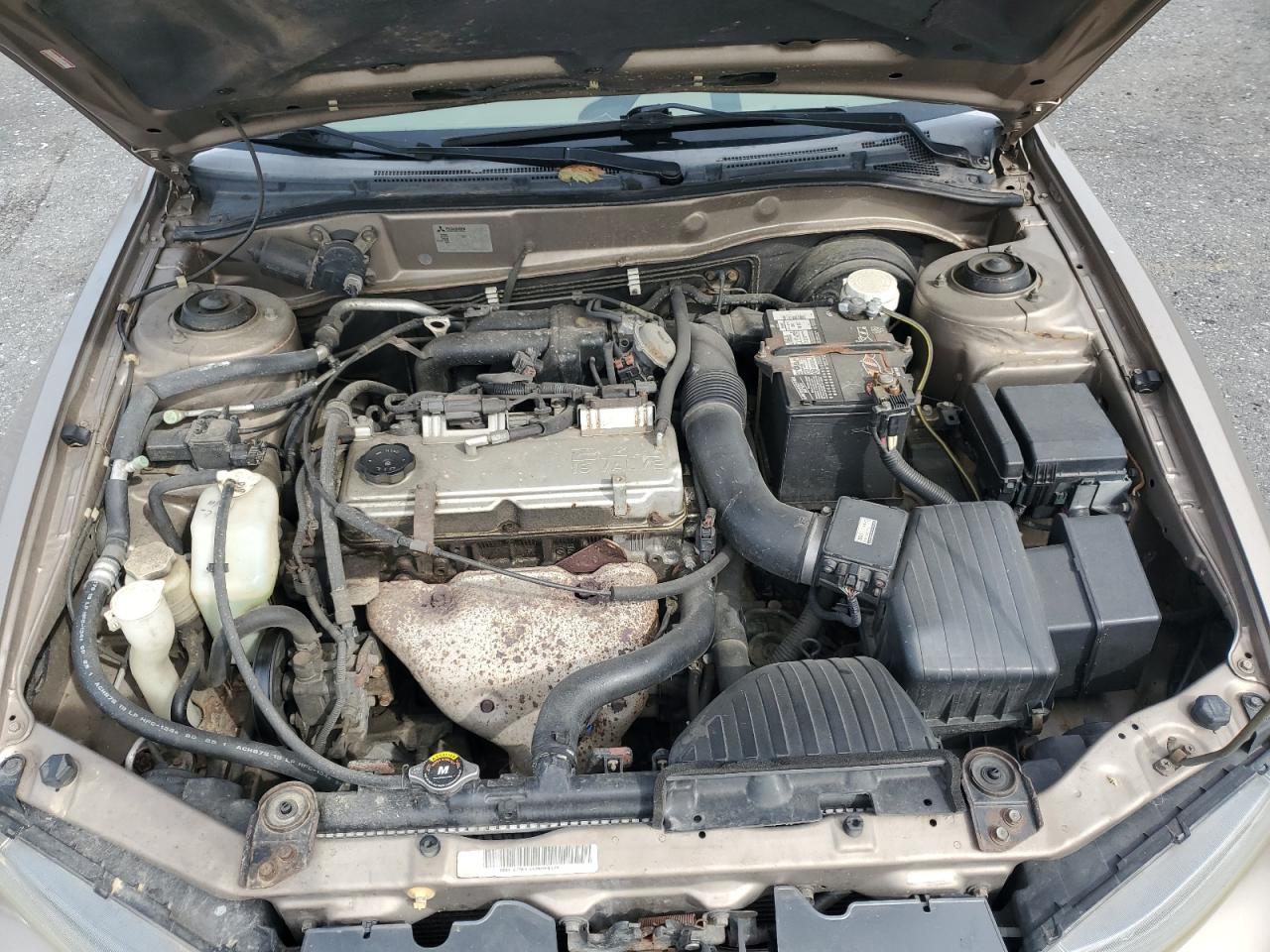 2002 Mitsubishi Galant Es Beige vin: 4A3AA46G02E159133