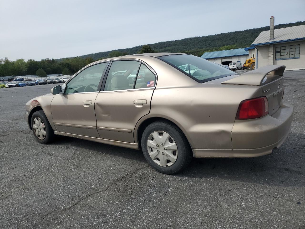 2002 Mitsubishi Galant Es Beige vin: 4A3AA46G02E159133