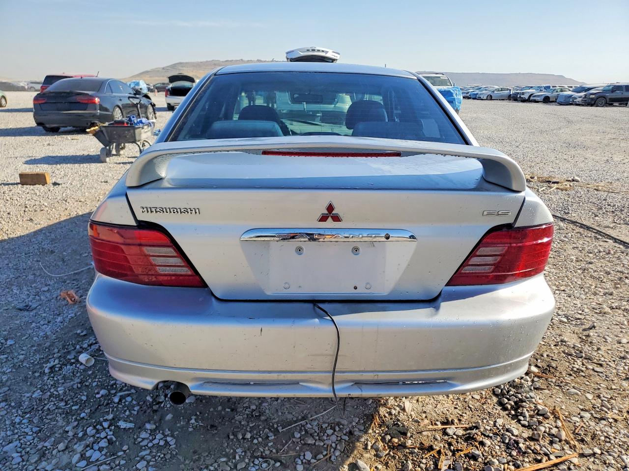 2000 Mitsubishi Galant Es Silver vin: 4A3AA46G0YE097645